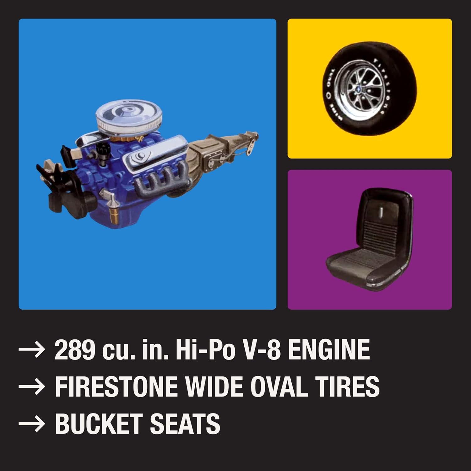 Kit de Modelo a Escala 1:25 Ford Mustang GT 1967 AMT