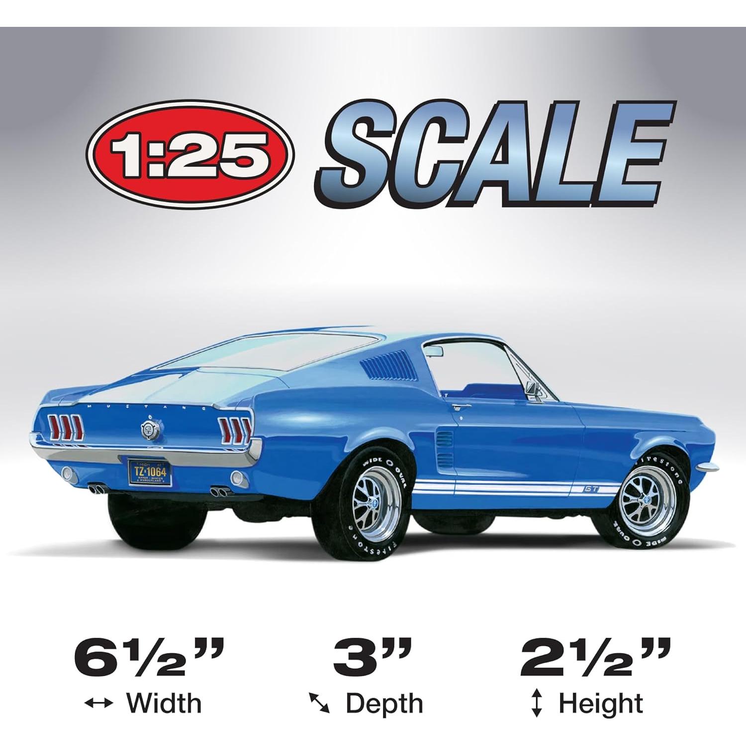 Kit de Modelo a Escala 1:25 Ford Mustang GT 1967 AMT