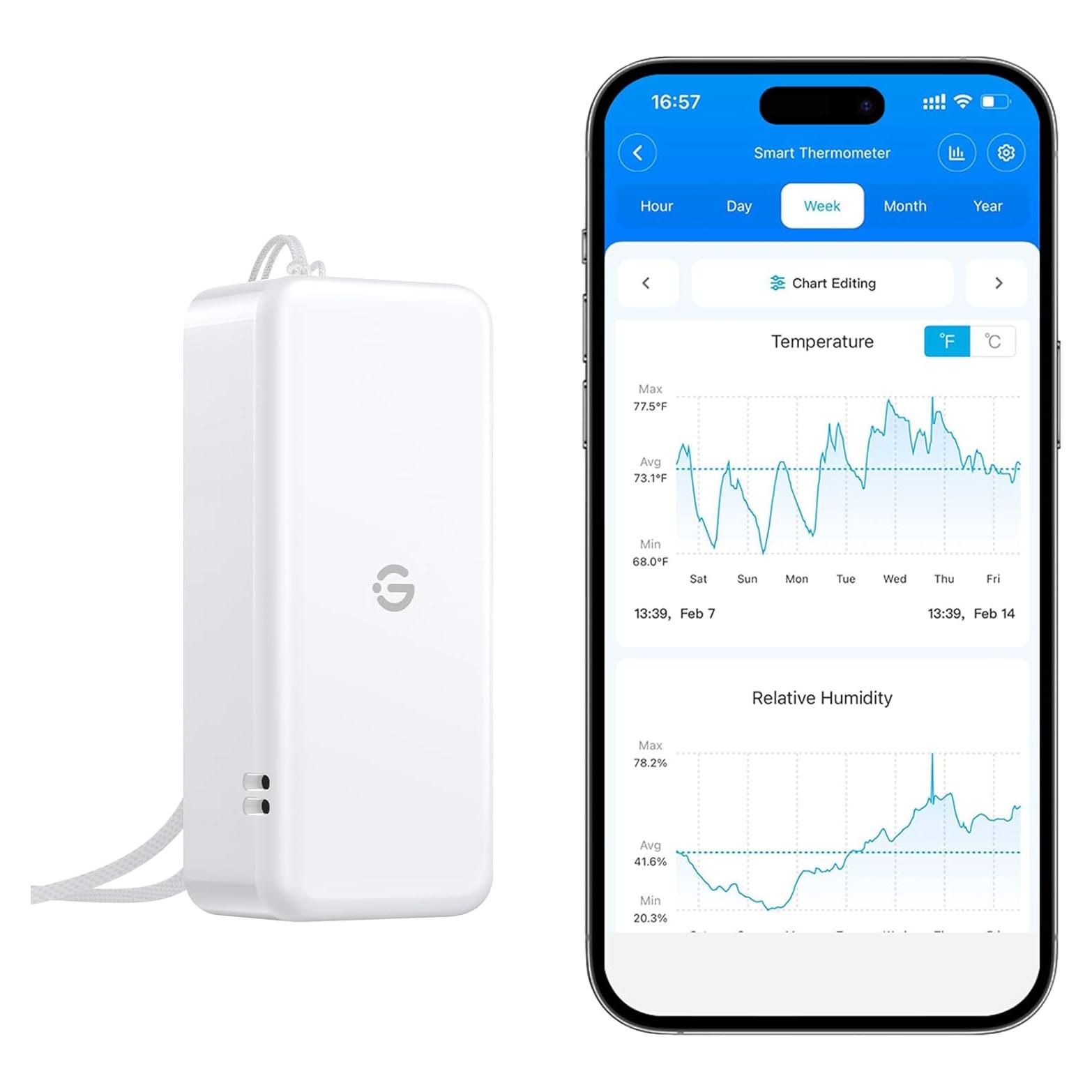 Termómetro Higrómetro Bluetooth GoveeLife H5110 80m