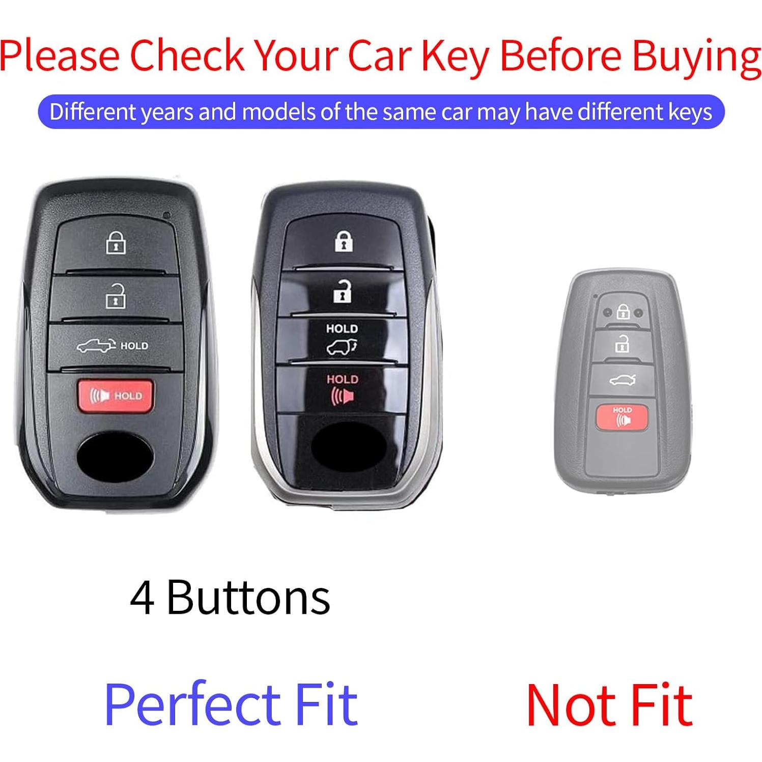 Funda de Llave Toyota Hoespen TPU 2019-2024 Venza RAV4