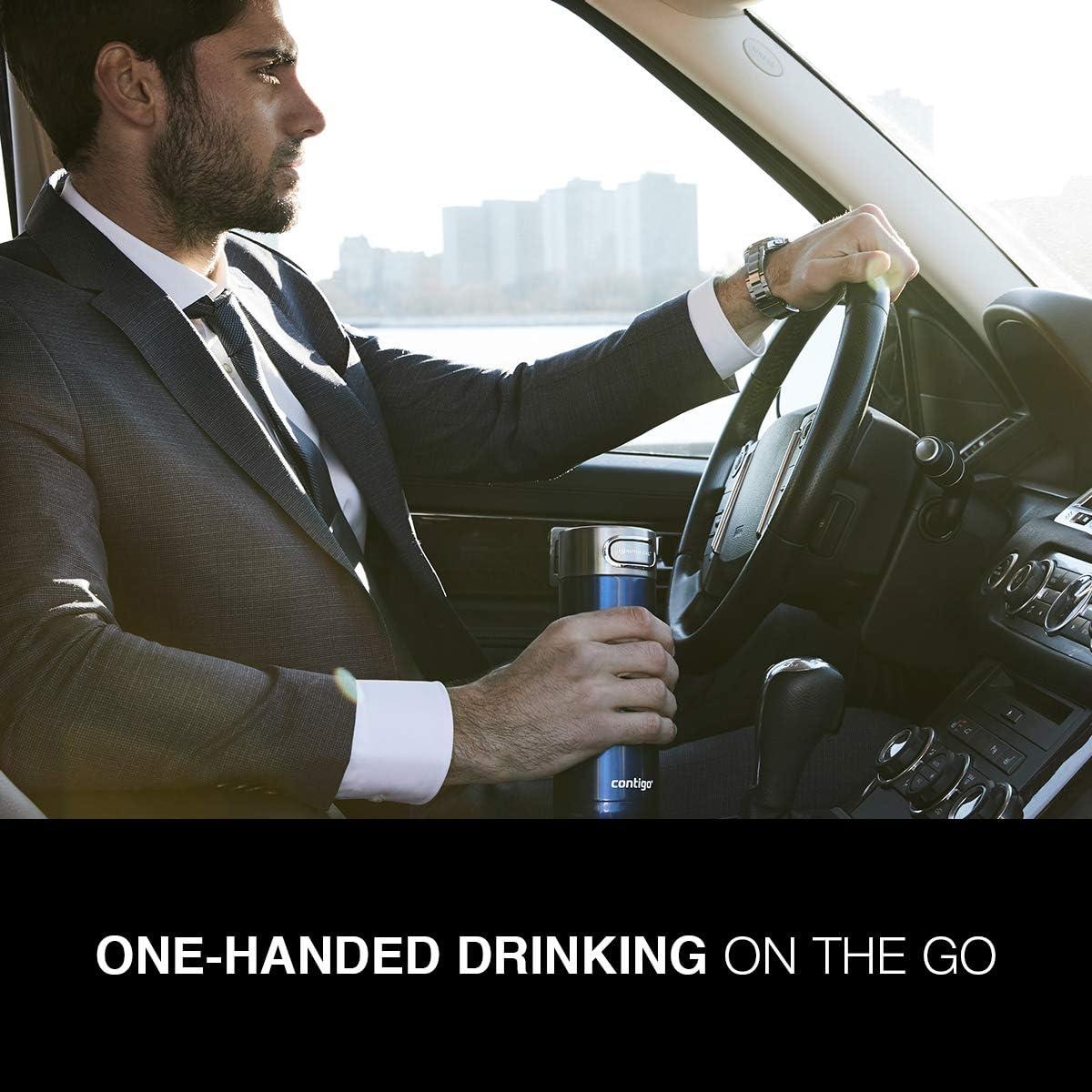 Taza de Viaje Contigo Luxe AUTOSEAL 0.47L Acero Inoxidable