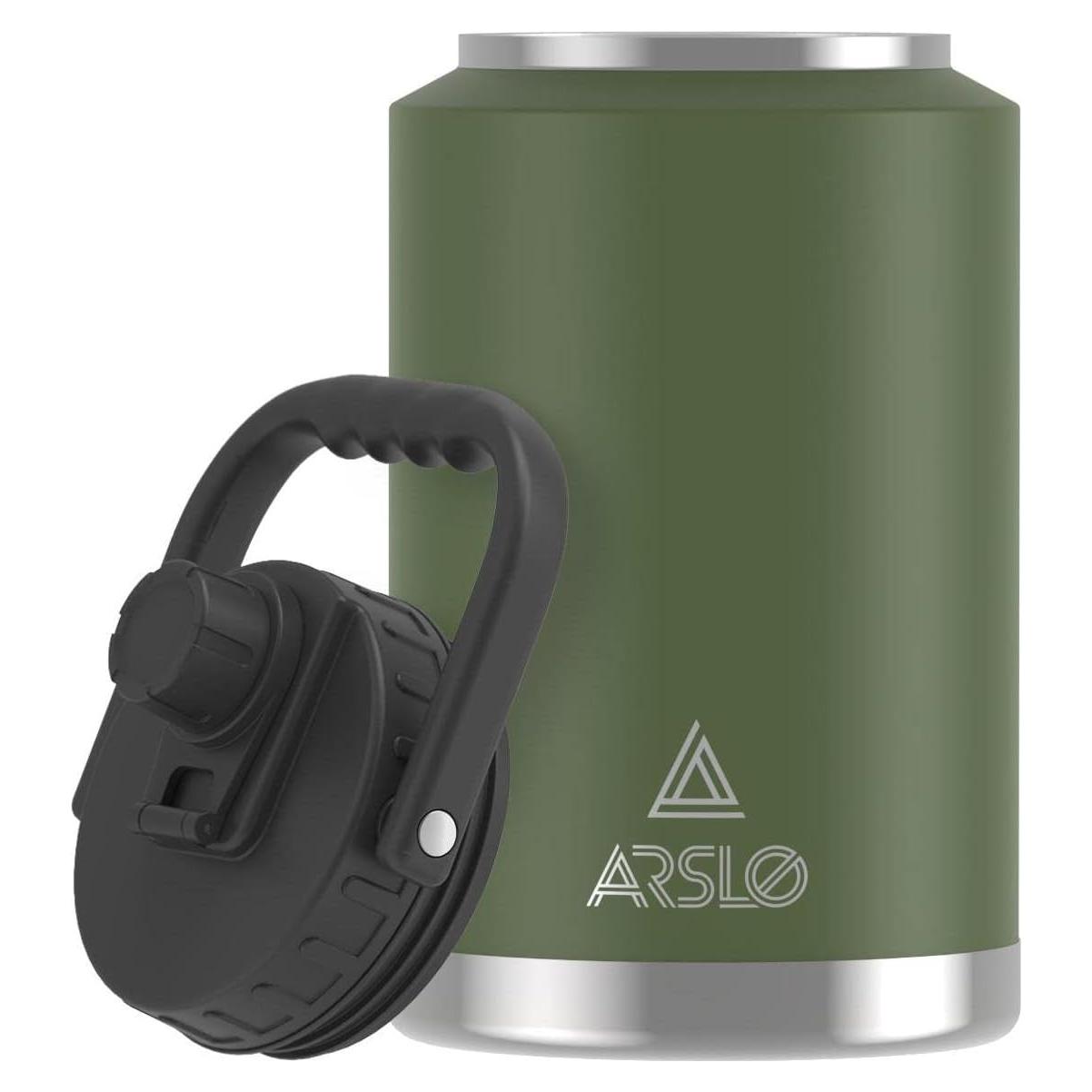 Jarra de Agua Aislada Arslo 3.79L Verde Militar