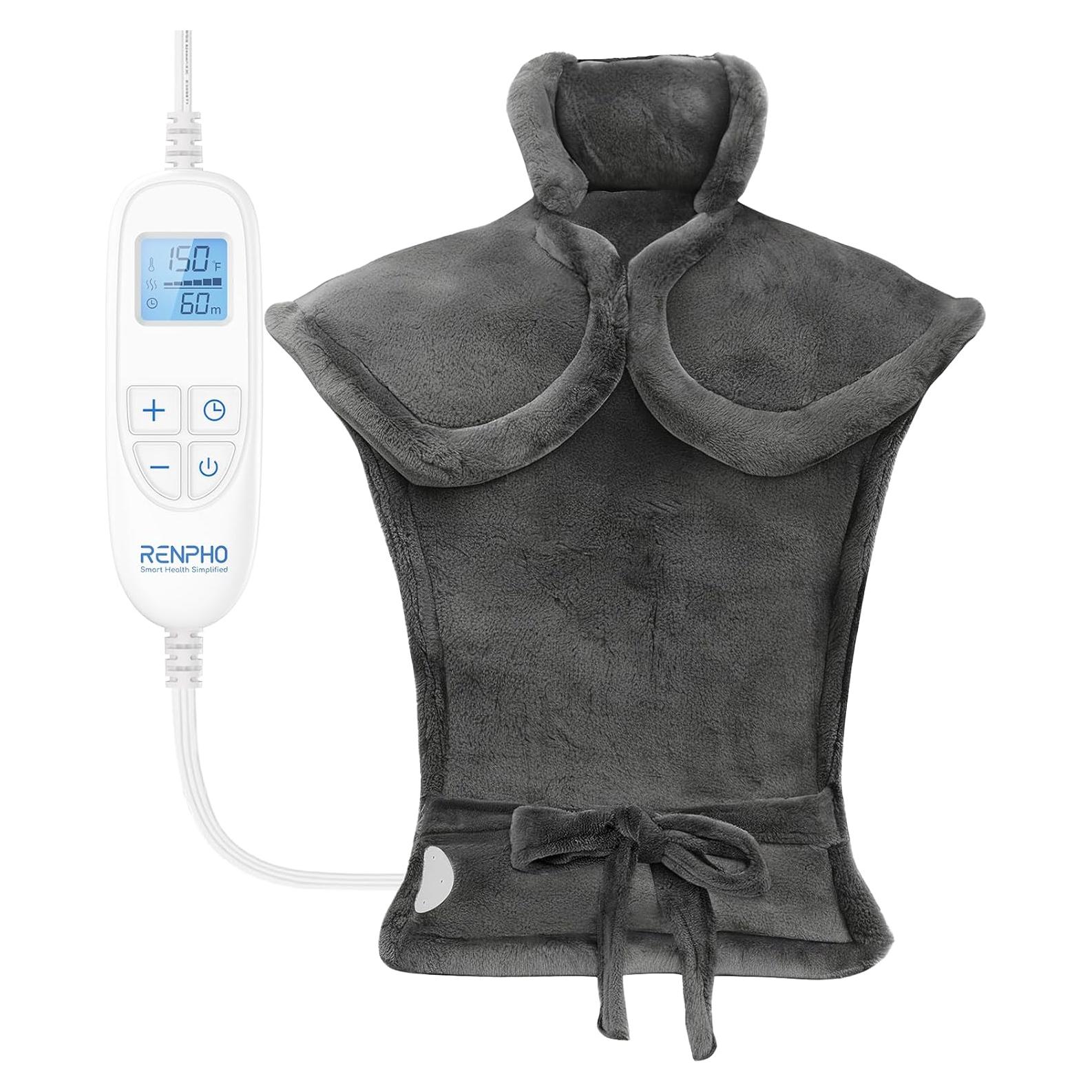 Almohadilla Térmica Eléctrica RENPHO 61x84cm para Alivio de Dolor