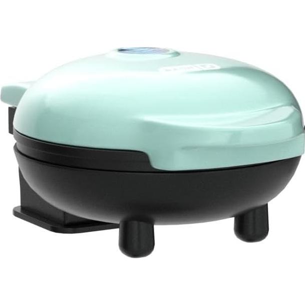 Mini Waffle Maker y Plancha DASH Aqua - Paquete de 2
