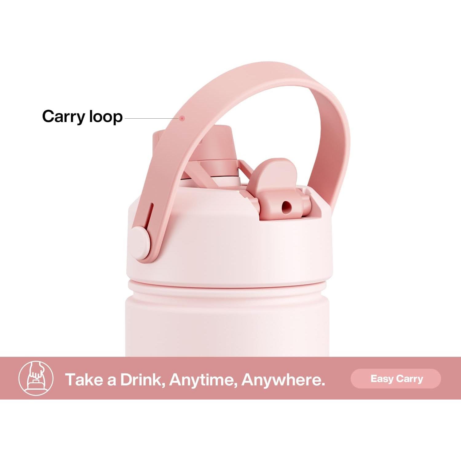 Botella de Agua 26 oz POWCAN Acero Inoxidable 2-en-1