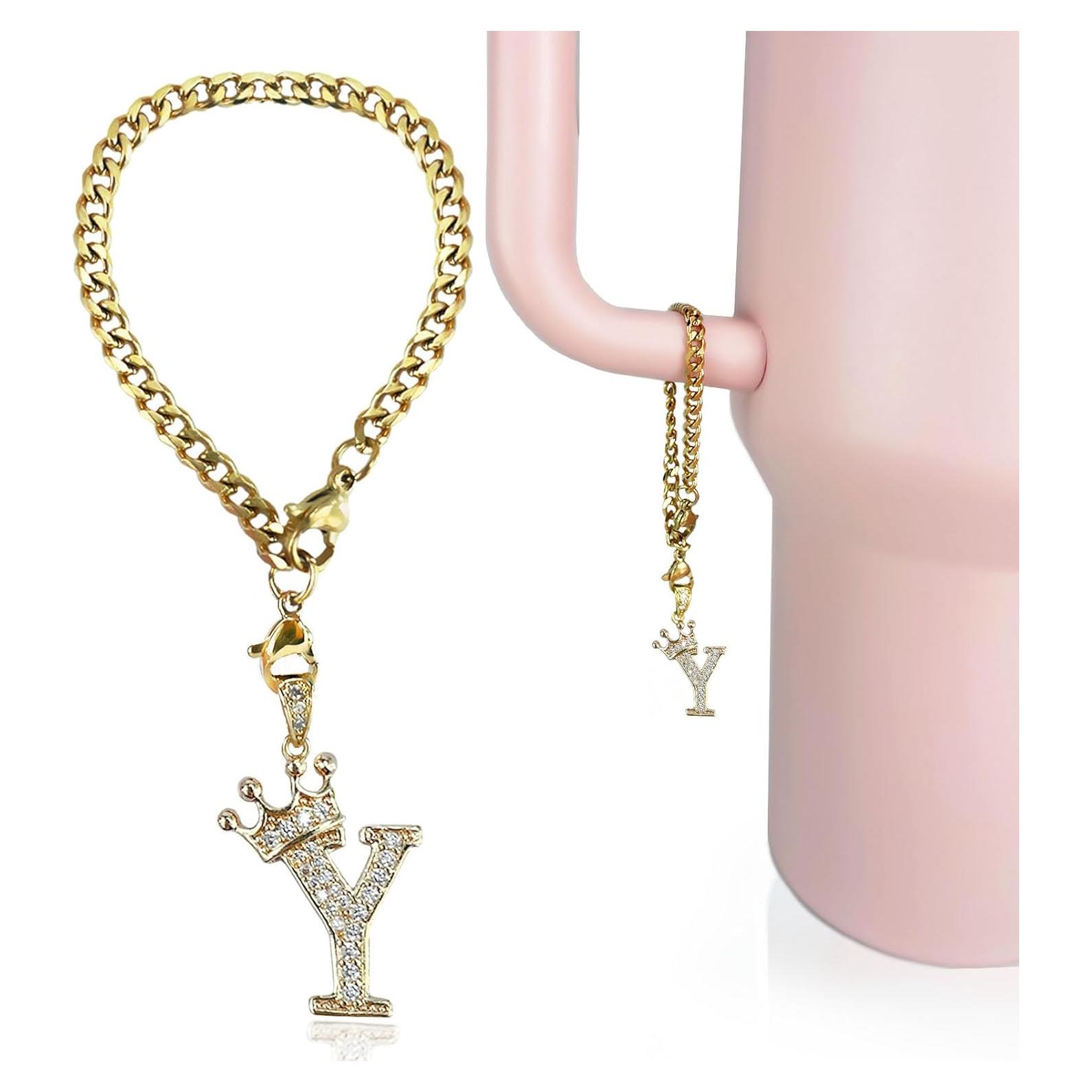 Encanto de Taza Letra Y LUHOHI para Tazas Stanley 40 Oz