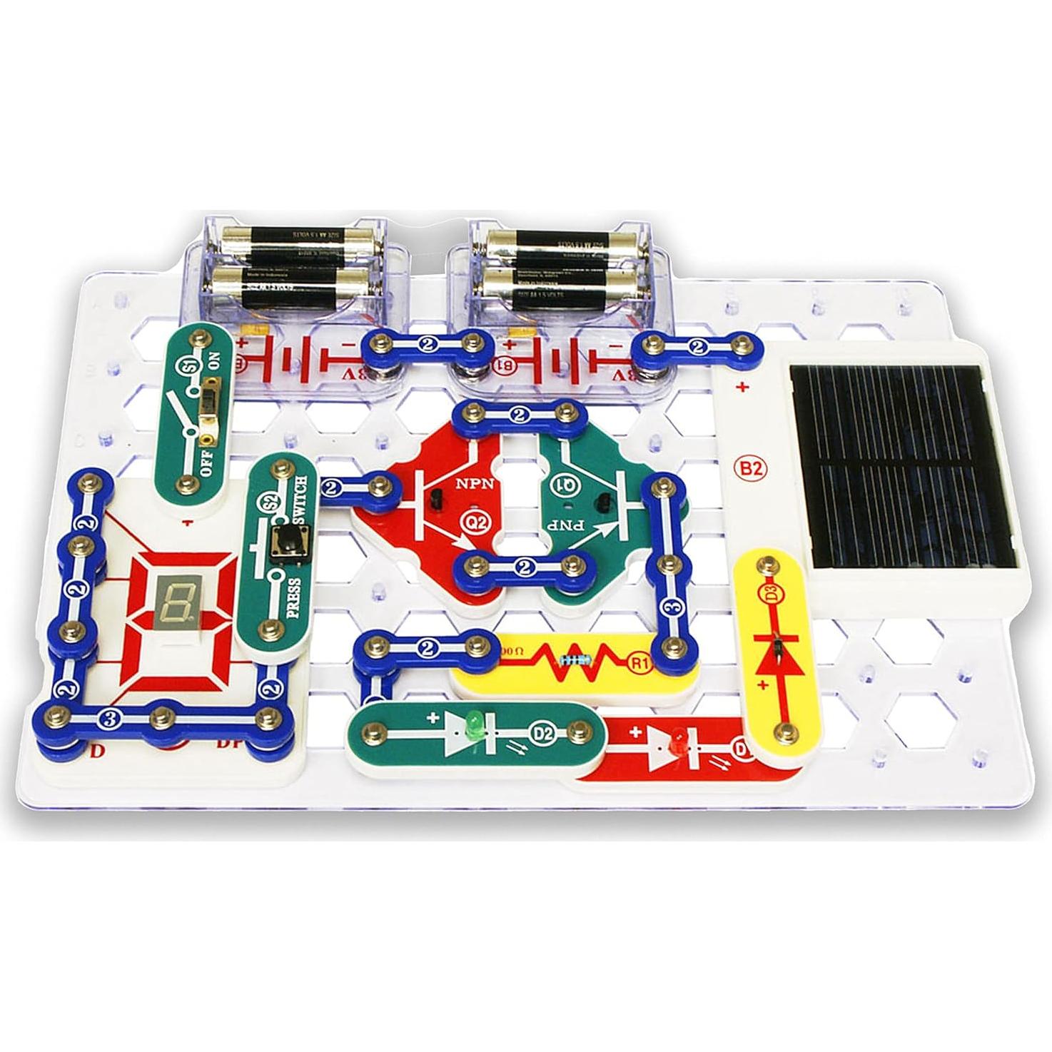 Kit Electrónico Snap Circuits SC-750R + Guía Educativa