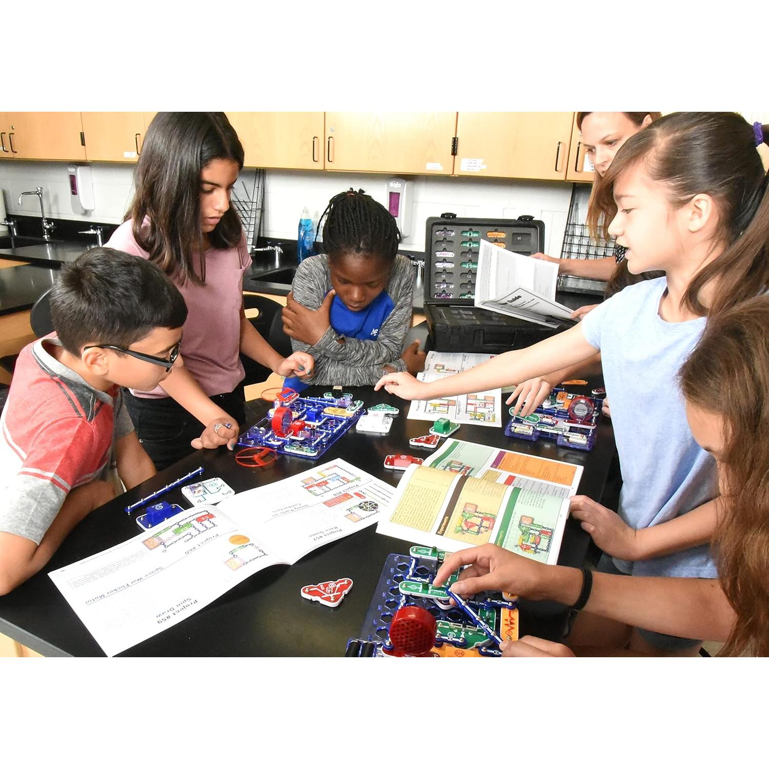 Kit Electrónico Snap Circuits SC-750R + Guía Educativa