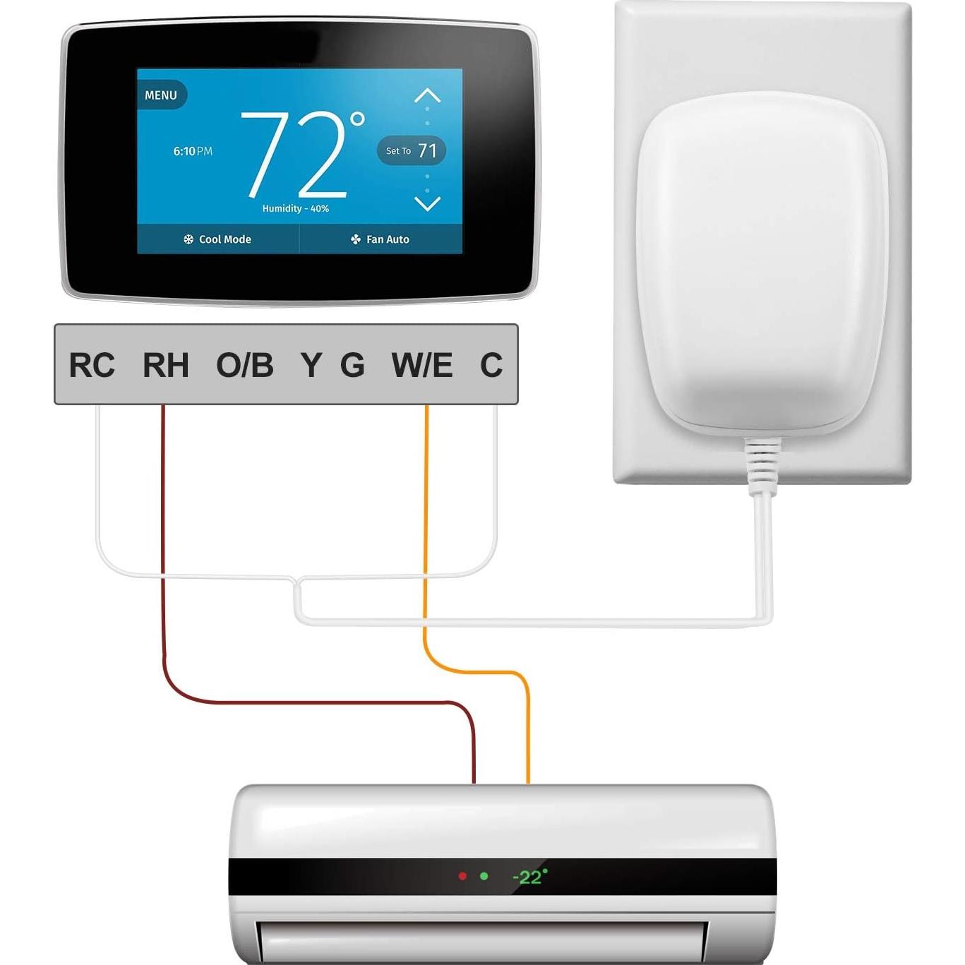Adaptador de Corriente 24V WUYELIN para Termostatos Inteligentes
