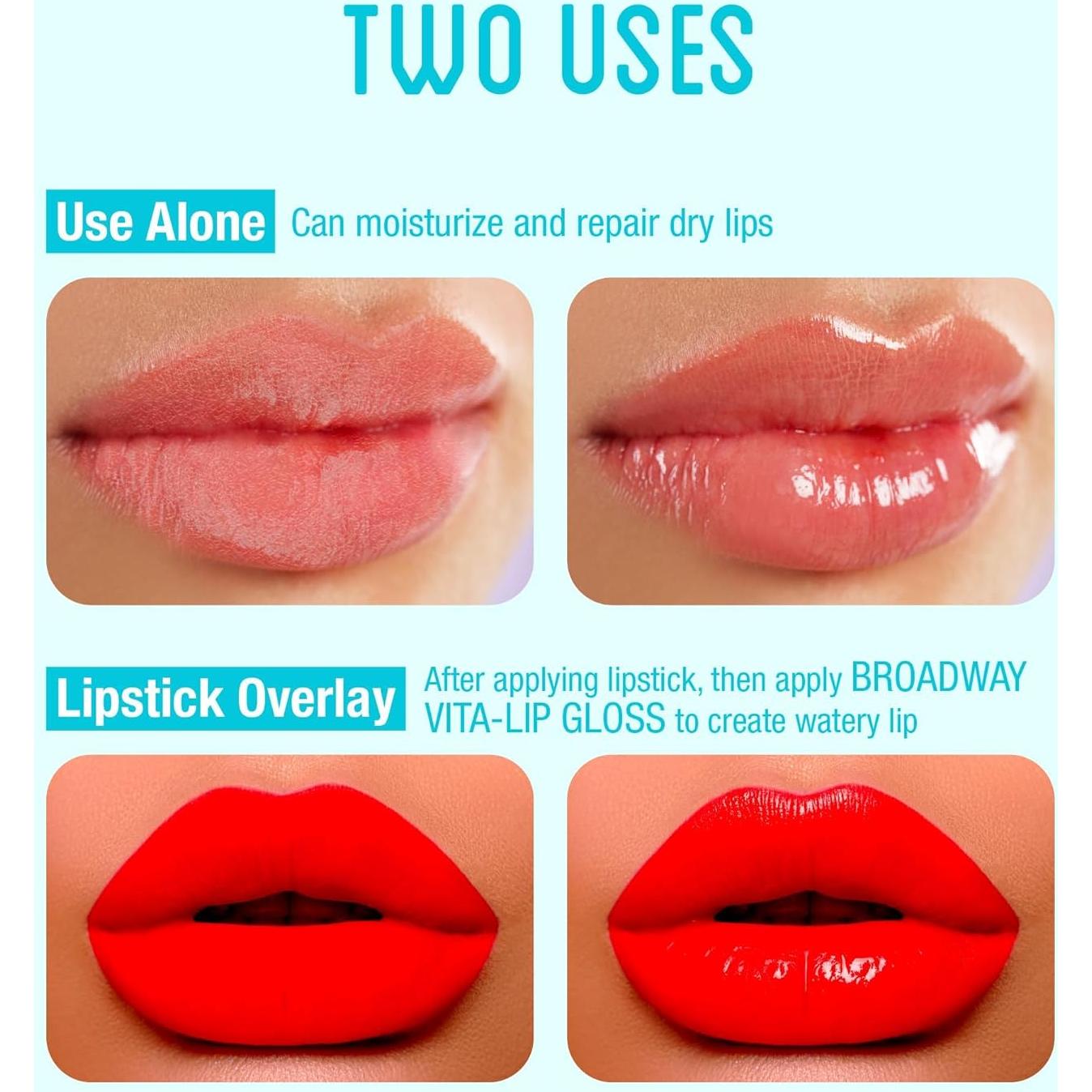 Brillo de Labios Vita-Lip Ruby Kisses Aceite de Argán 6 Unidades