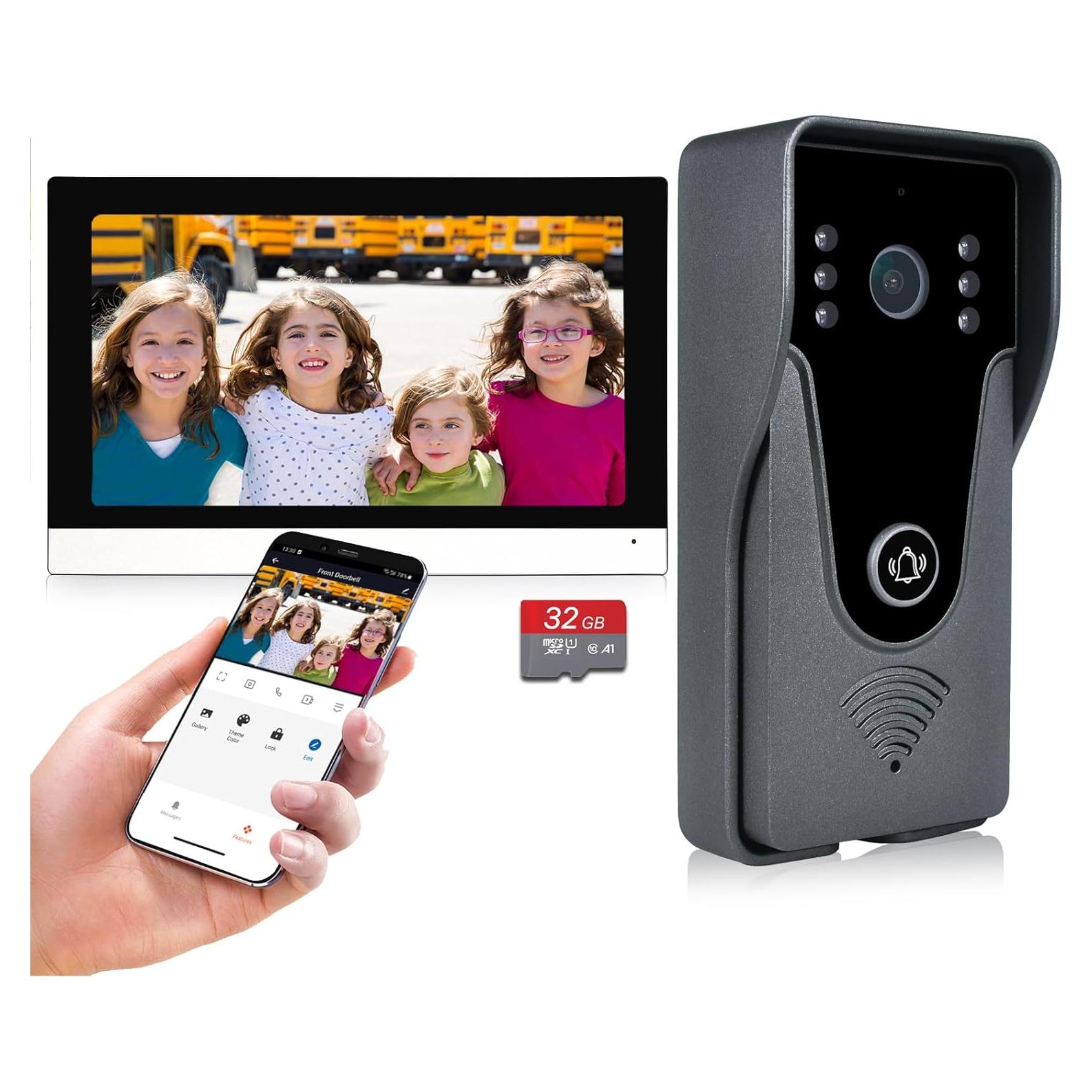 Intercomunicador de Video WiFi AMOCAM 7" HD con Grabación