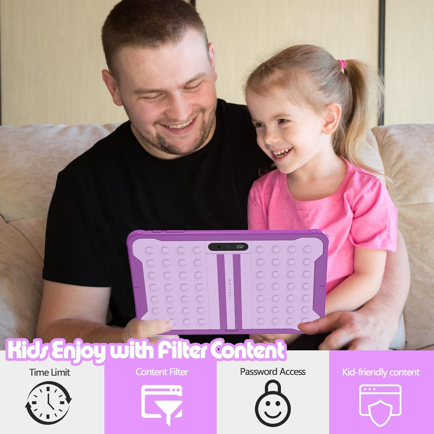 Tableta PRITOM K10 10.1" Android 10 para Niños 64GB