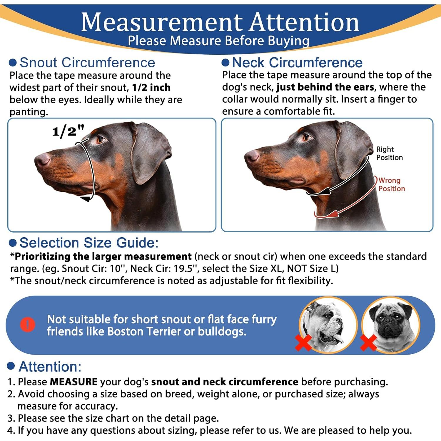 Collar de Cabeza BARKLESS M Negro para Perros Sin Tirones