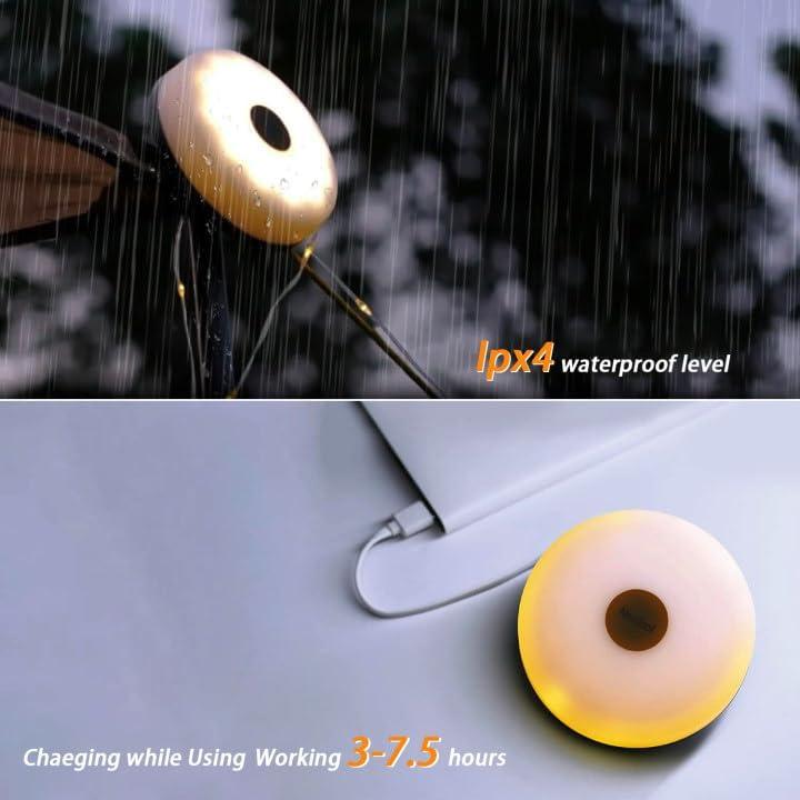 Luces de Camping Hiromeco 8.99m RGB Portátiles Carga USB