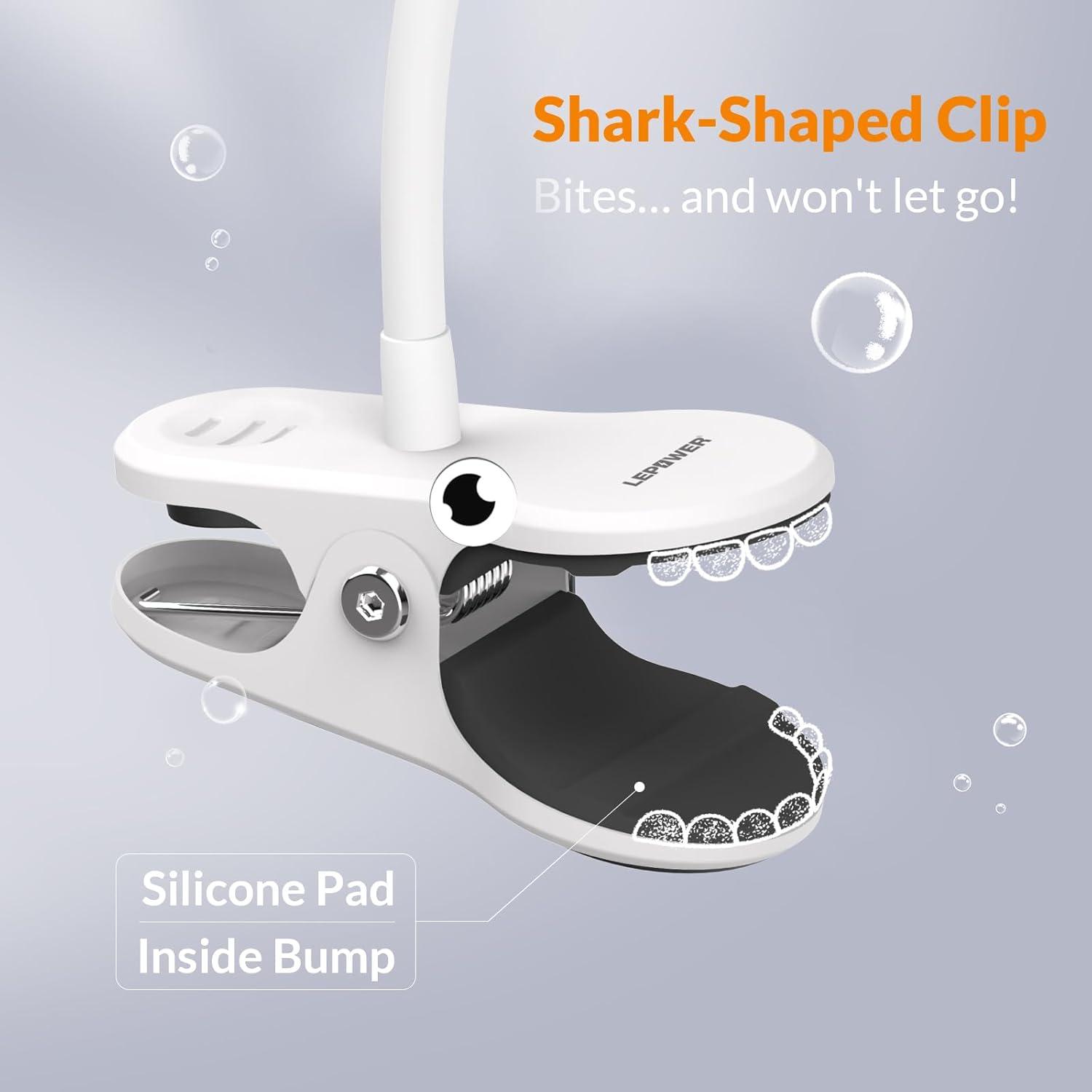 Luz de Clip LEPOWER CL-20 Regulable 300LM Blanco