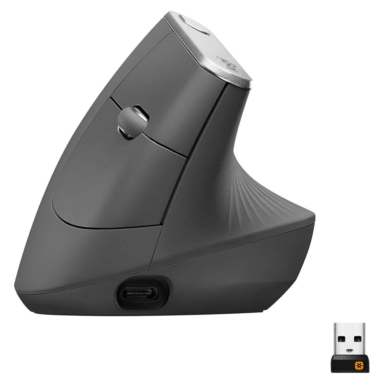 Mouse Ergonómico Inalámbrico Logitech MX Vertical Grafito