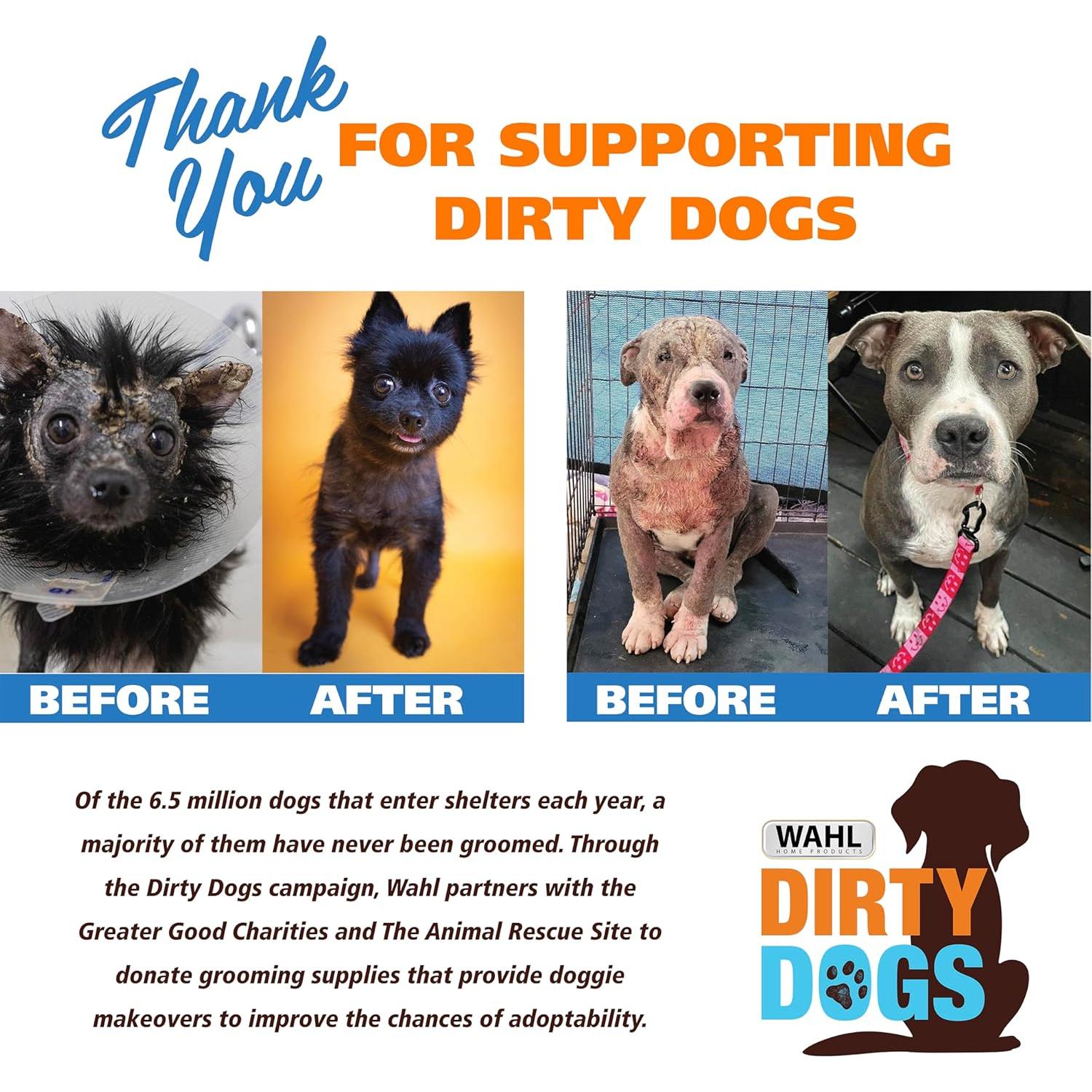 Champú para perros Wahl 24 Oz - Fórmula de avena y coco