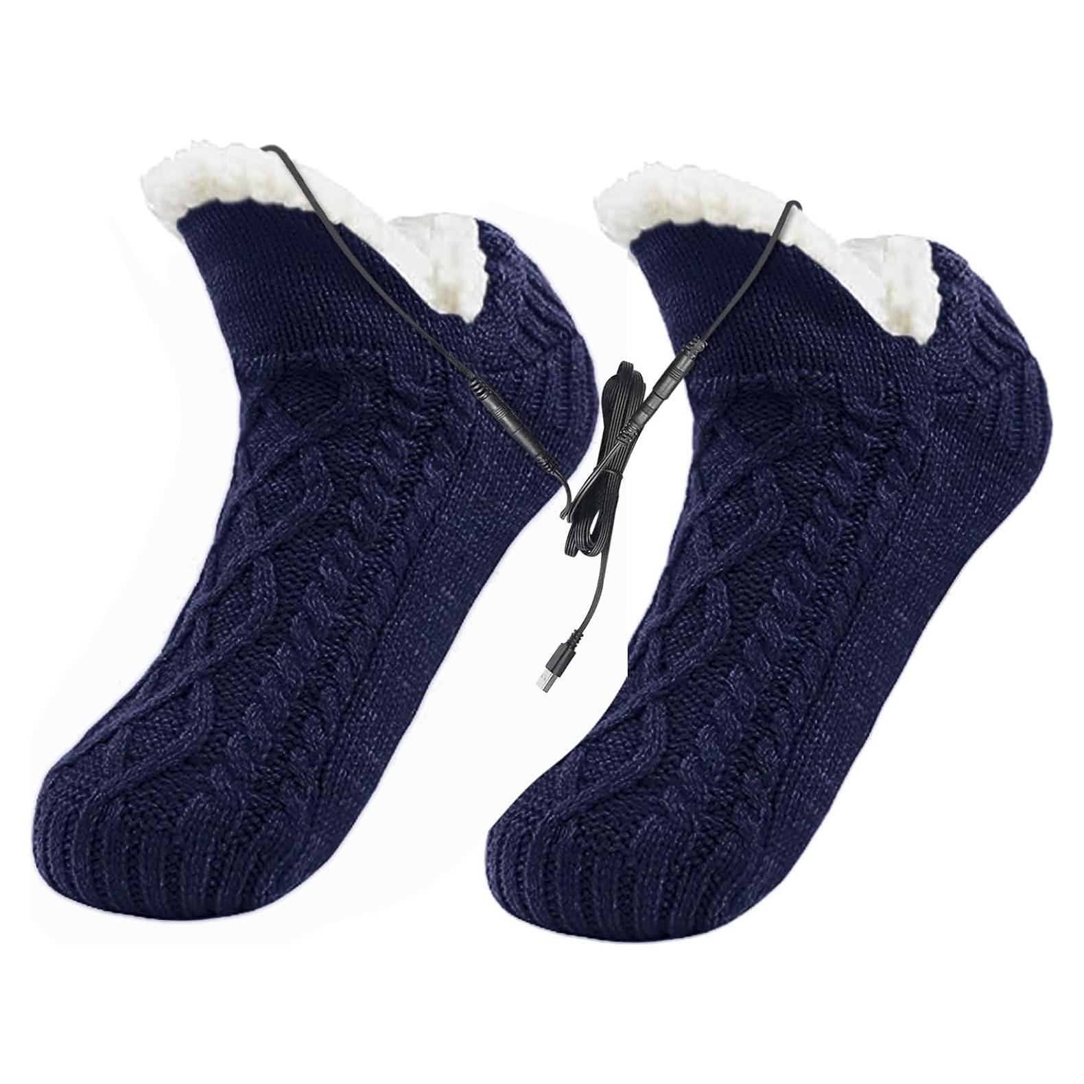 Calcetines Térmicos Eléctricos Beisto USB para Hombres y Mujeres