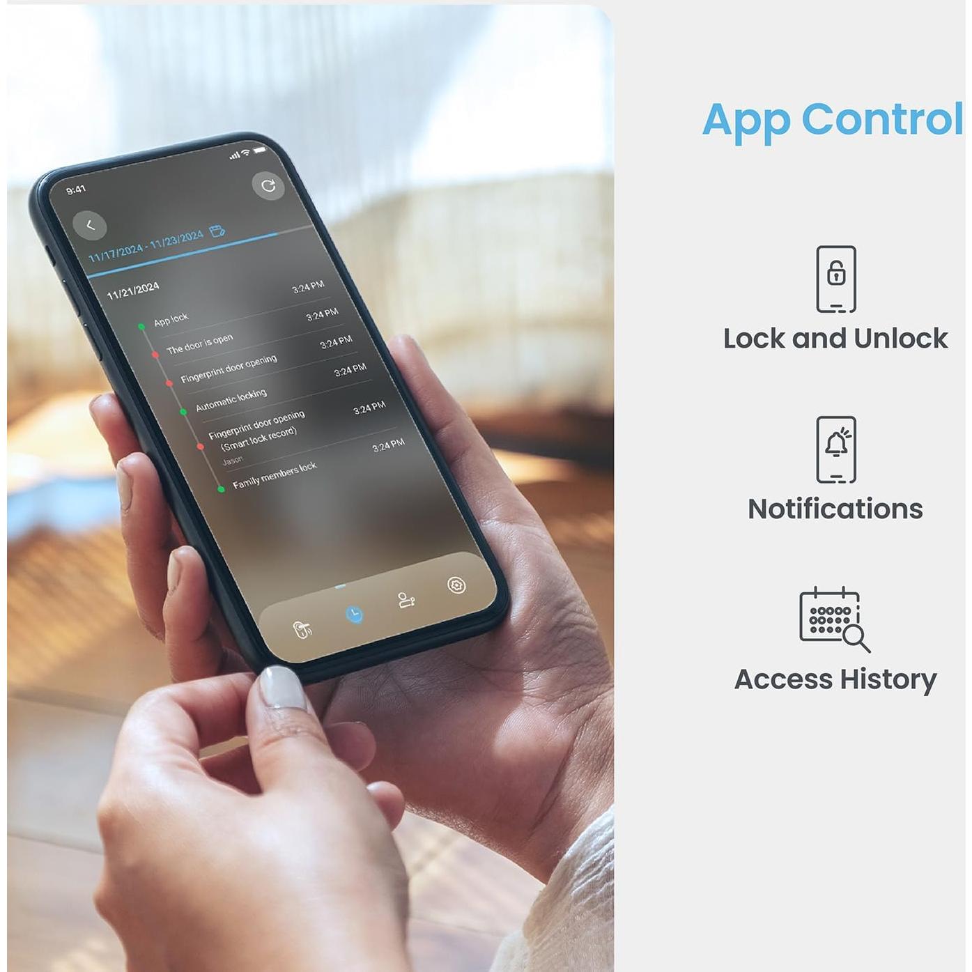 Cerradura Inteligente Lockly Secure Pro 2025 con Wi-Fi y Huella Dactilar