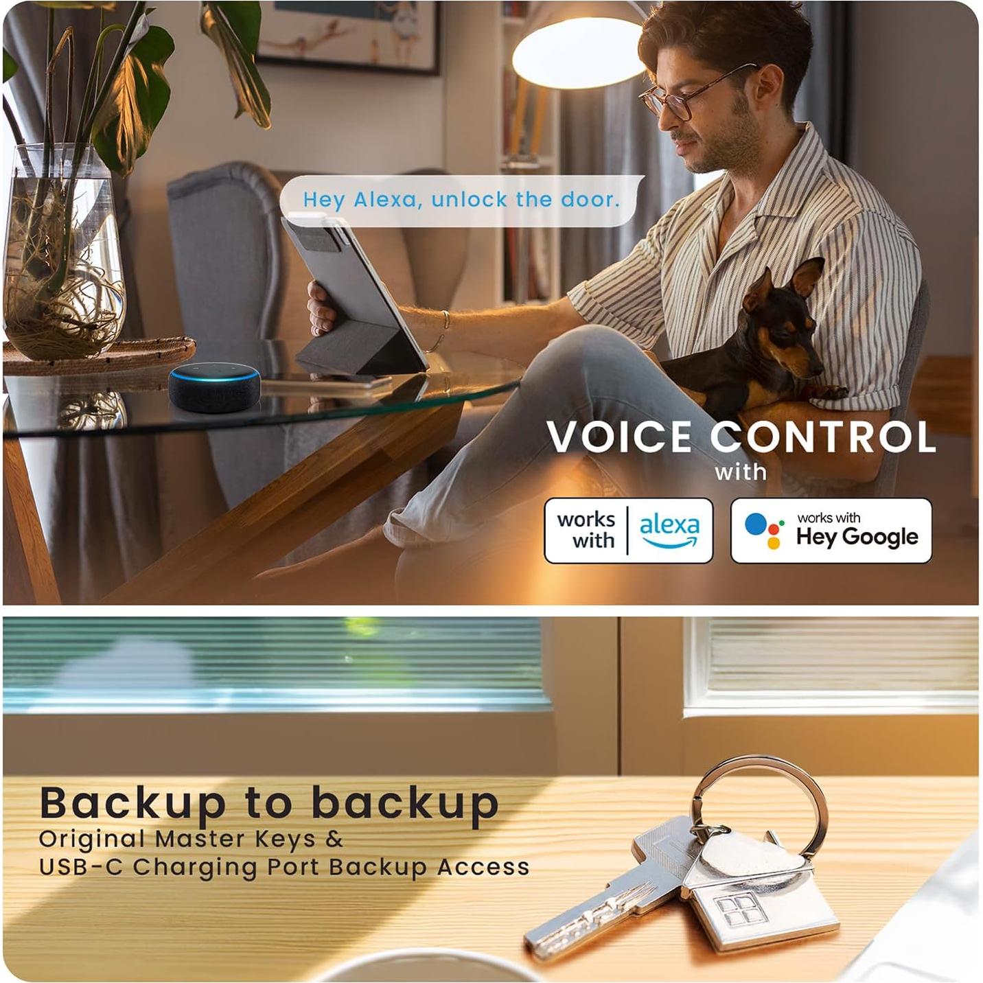 Cerradura Inteligente Lockly Secure Pro 2025 con Wi-Fi y Huella Dactilar