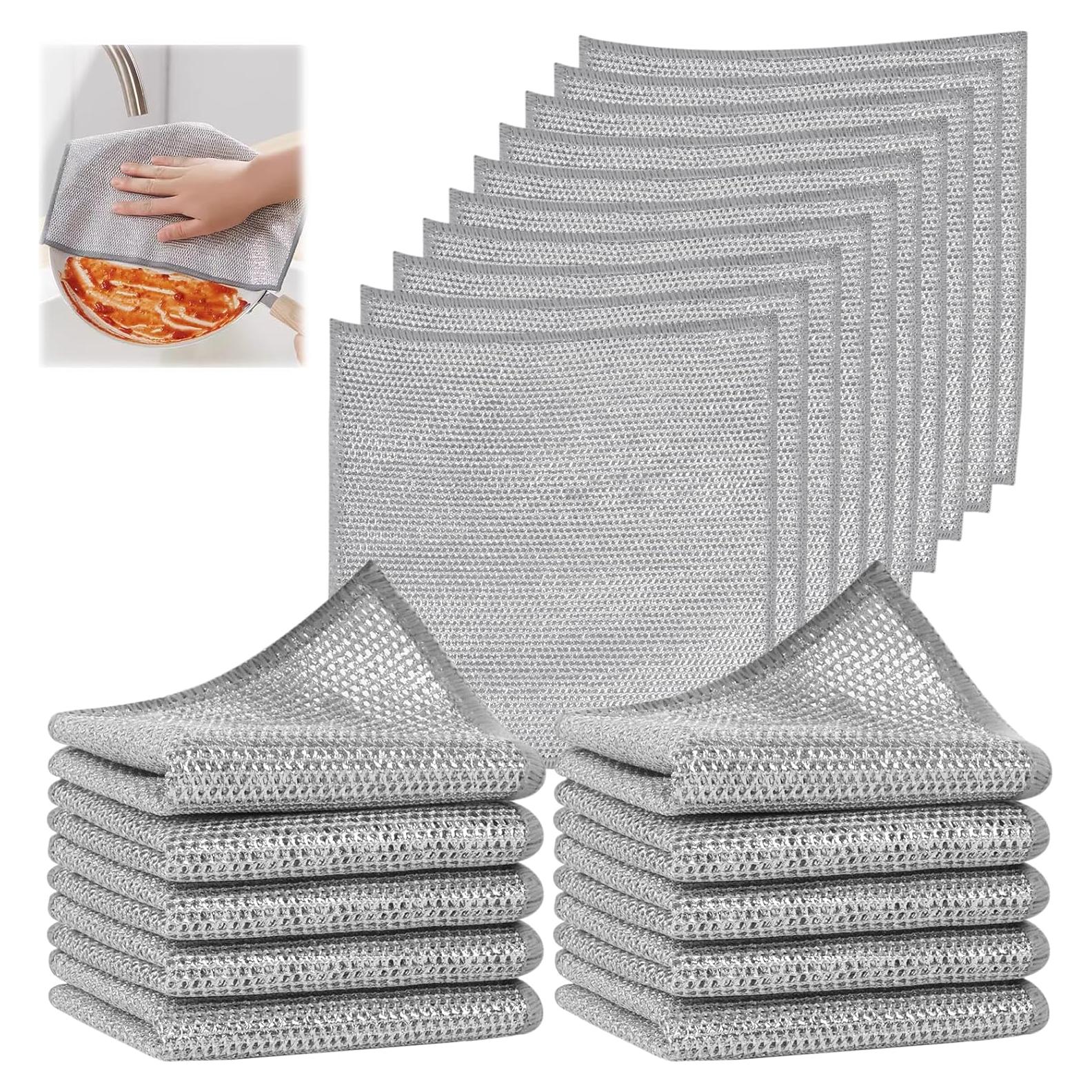 Trapos de Limpieza SINLAND 20x20cm Doble Cara 20 Piezas