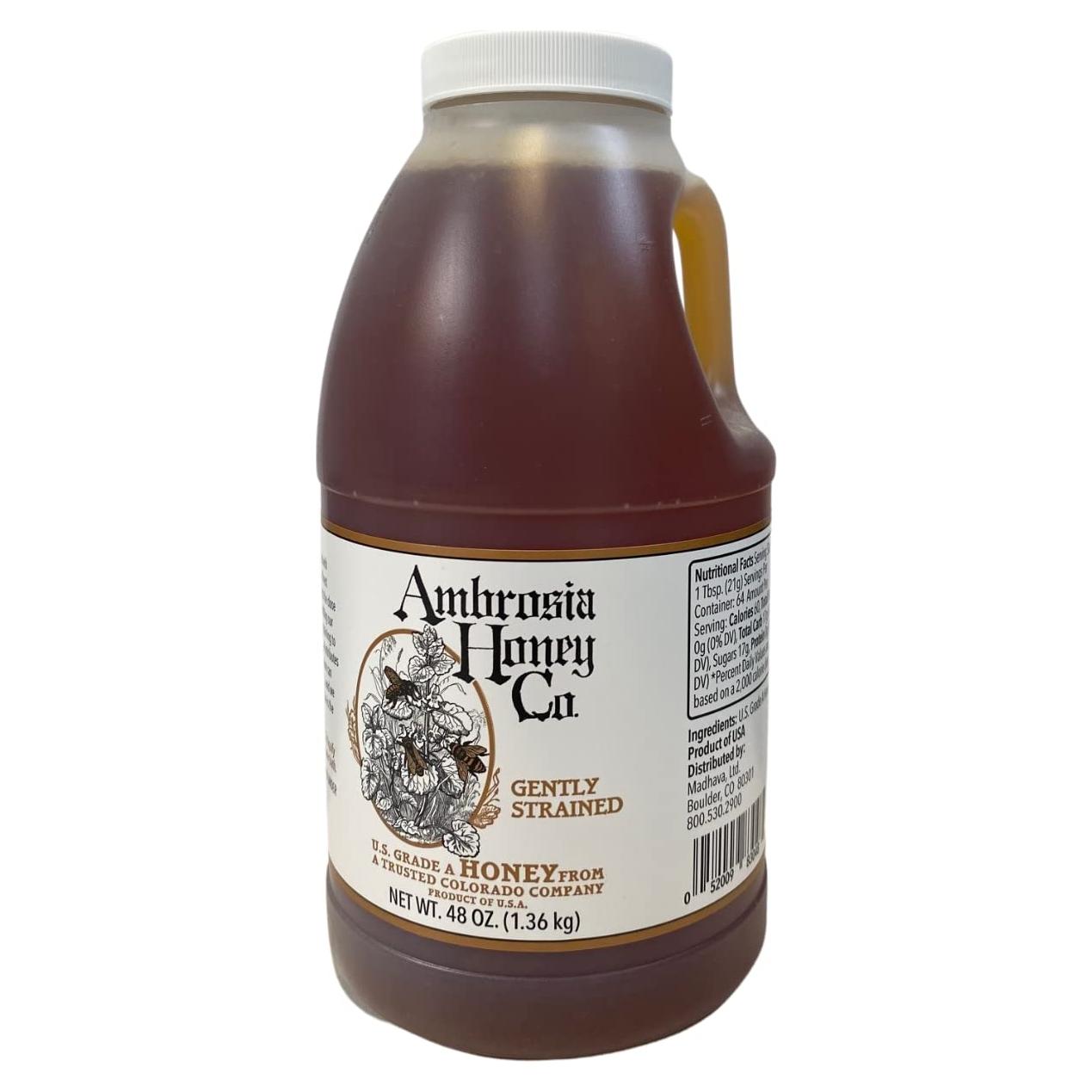 Miel Ambrosía 48 oz - 100% Miel Natural Pura de EE. UU.