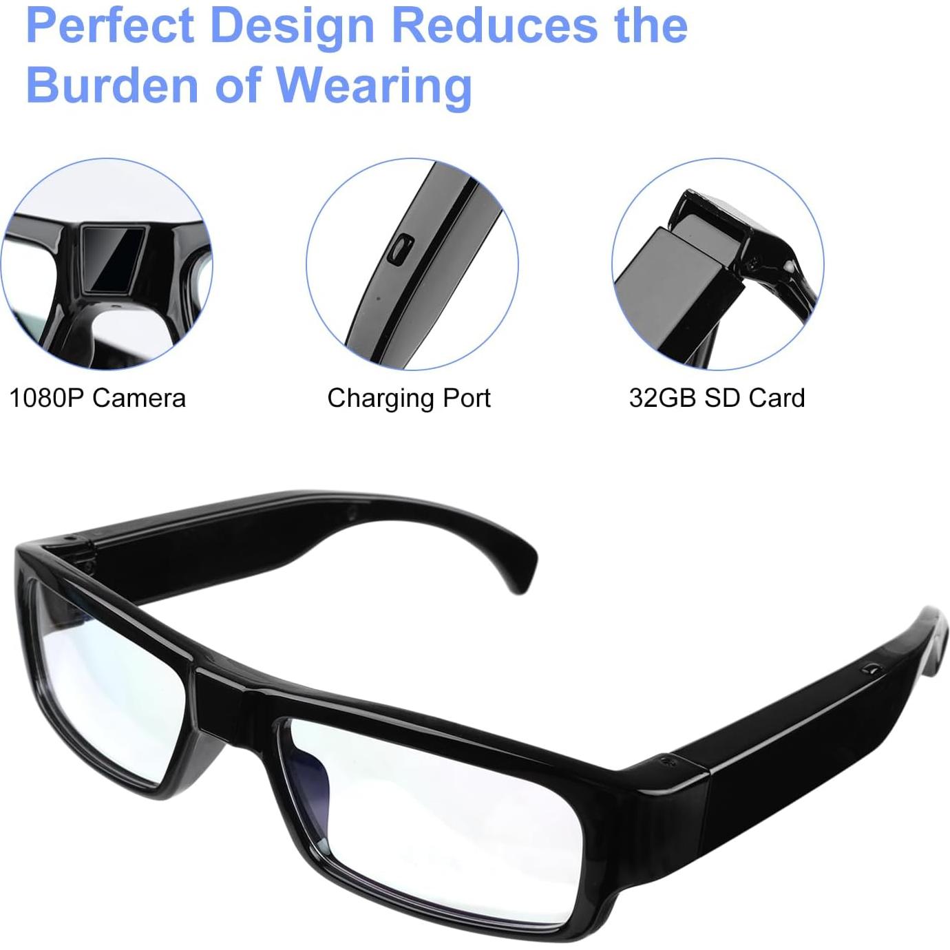 Gafas deportivas HD 1080P TYCEKFGEY con cámara y 32GB