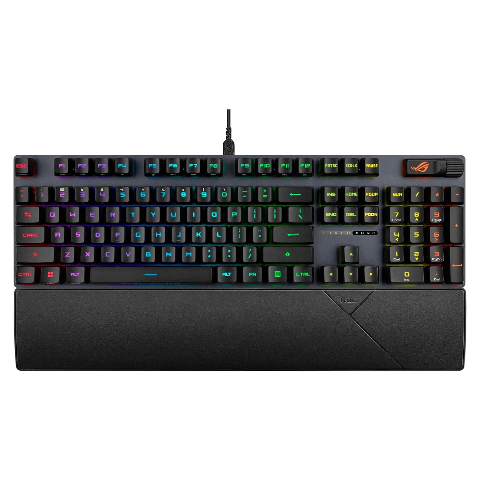 Teclado Gaming ASUS ROG Strix Scope II RX Red, PBT, IP57