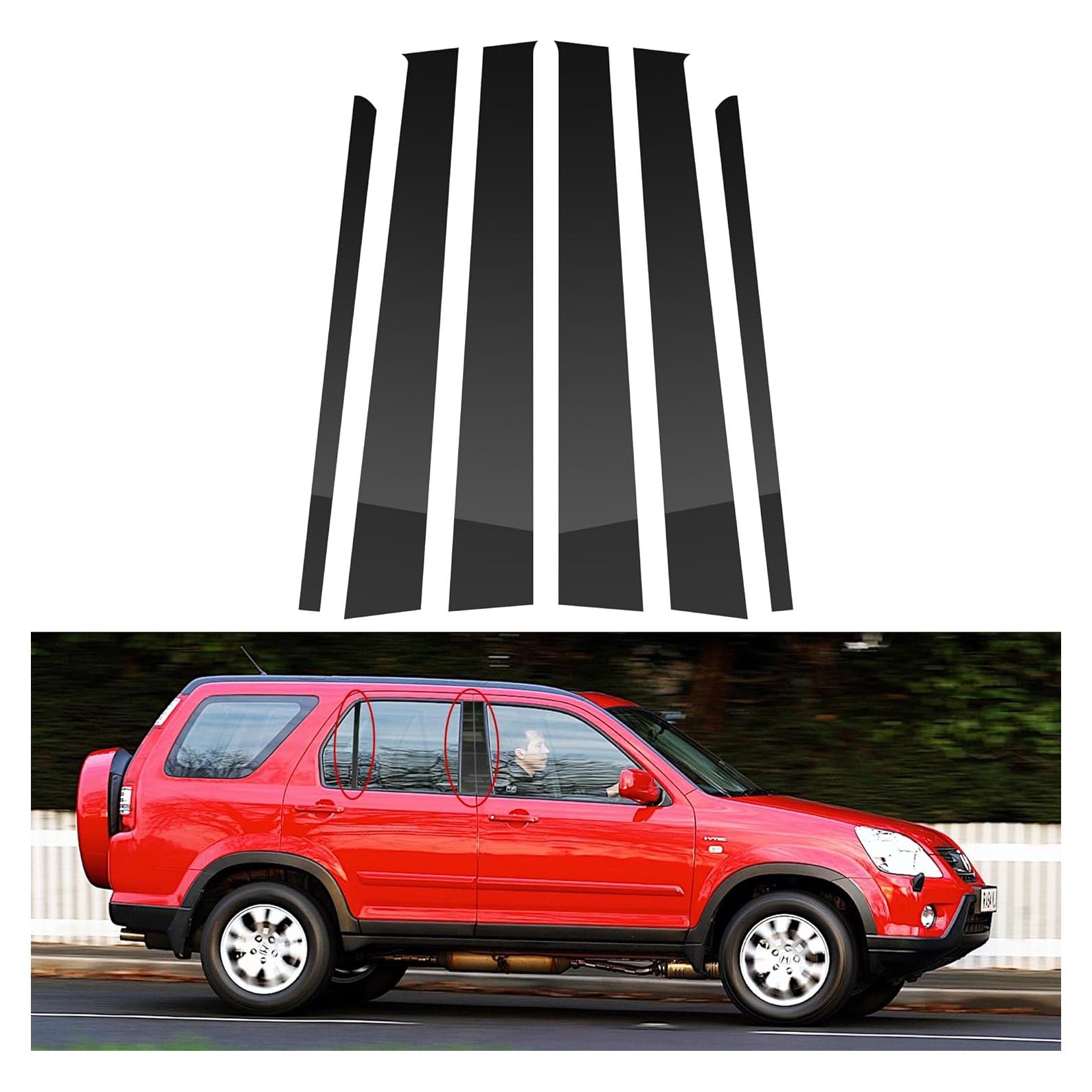 BASIKER Molduras Antideslizantes para Honda CR-V 2002-2006