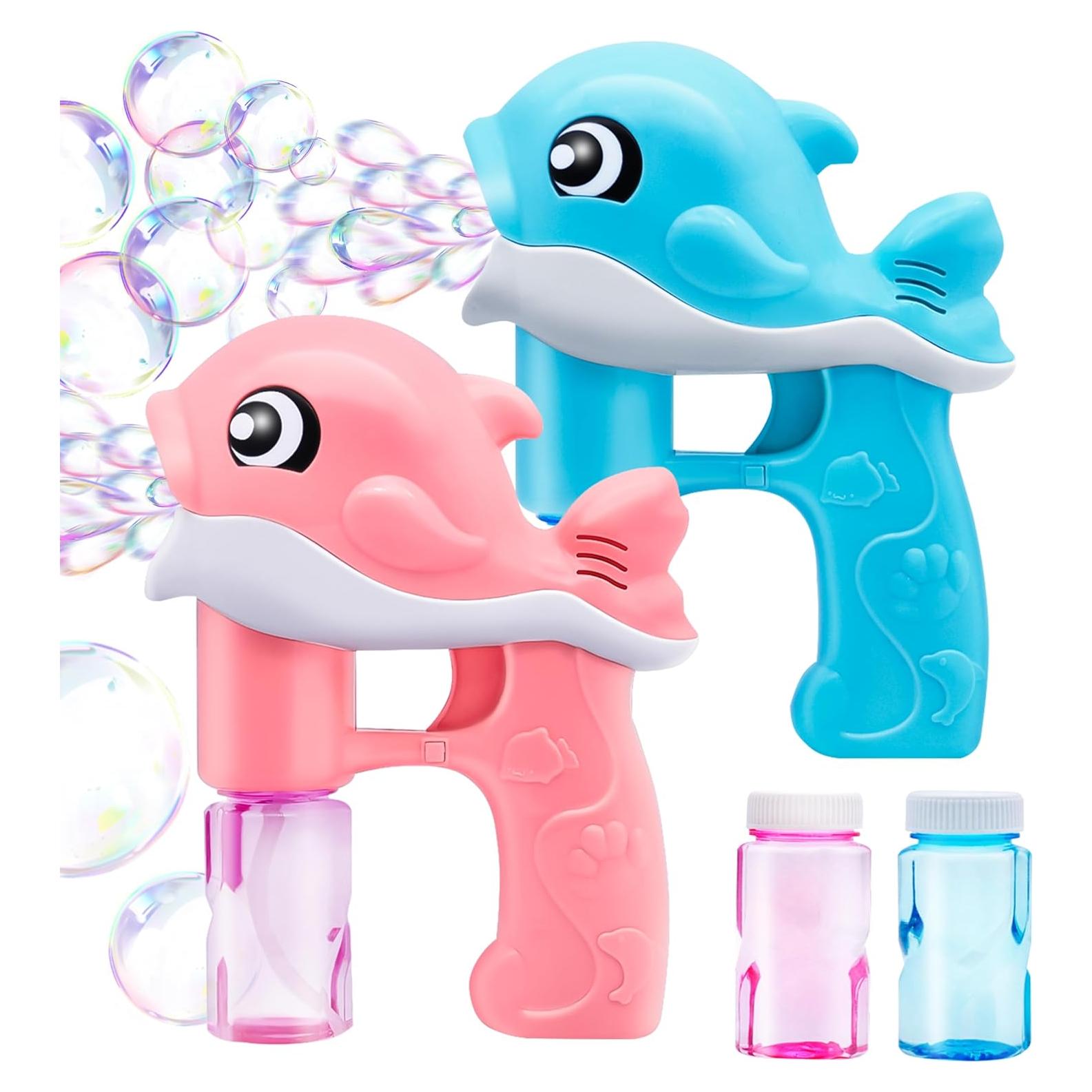 Kit de Pistolas de Burbuja Joyin 2 Unidades con Soluciones