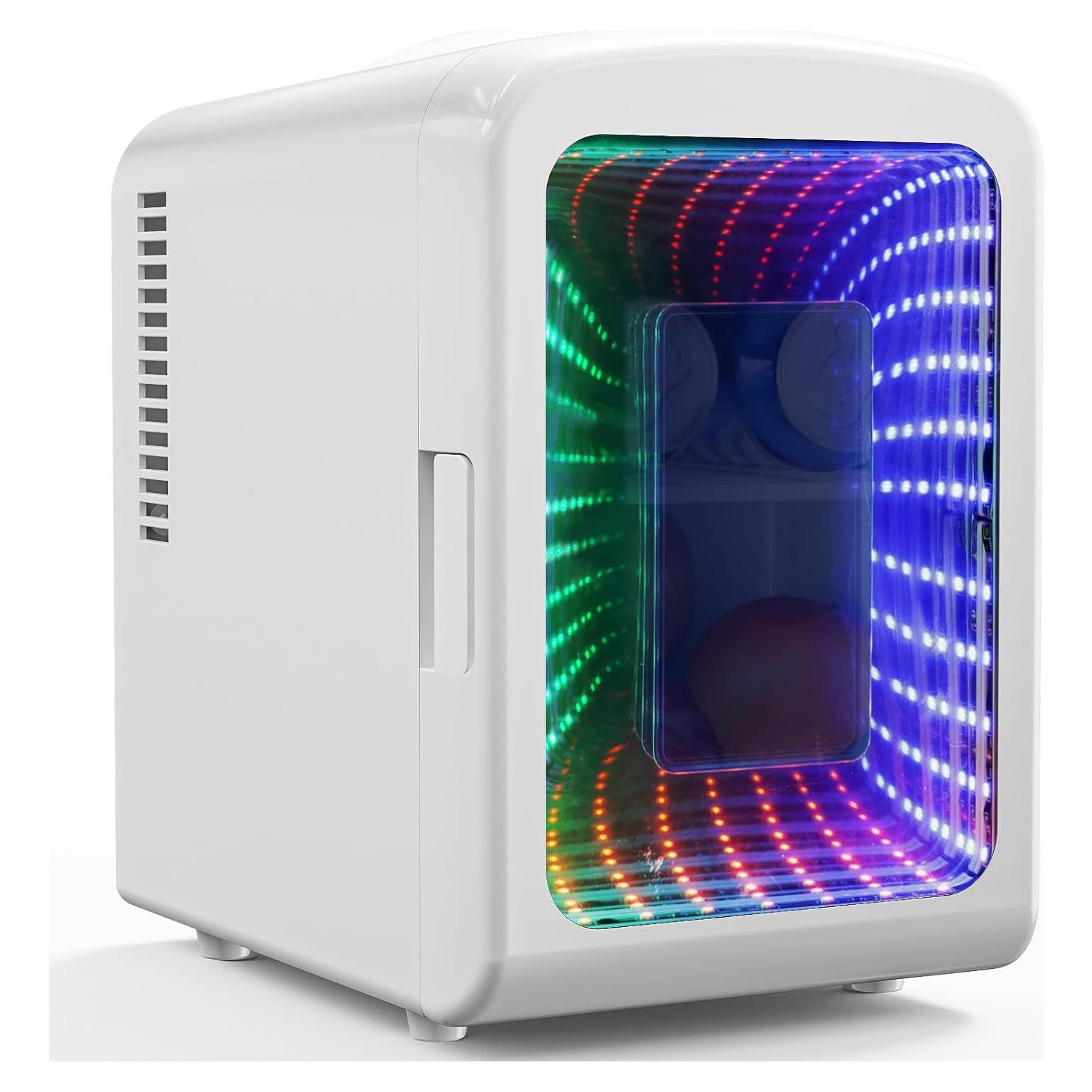 Refrigerador Mini Compacto Antarctic Star 4L Blanco LED