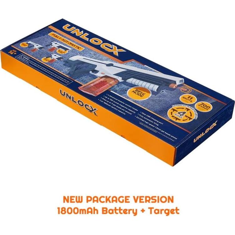 Blaster de Gel UnlocX Eléctrico Automático 7000 Balas Ecológicas