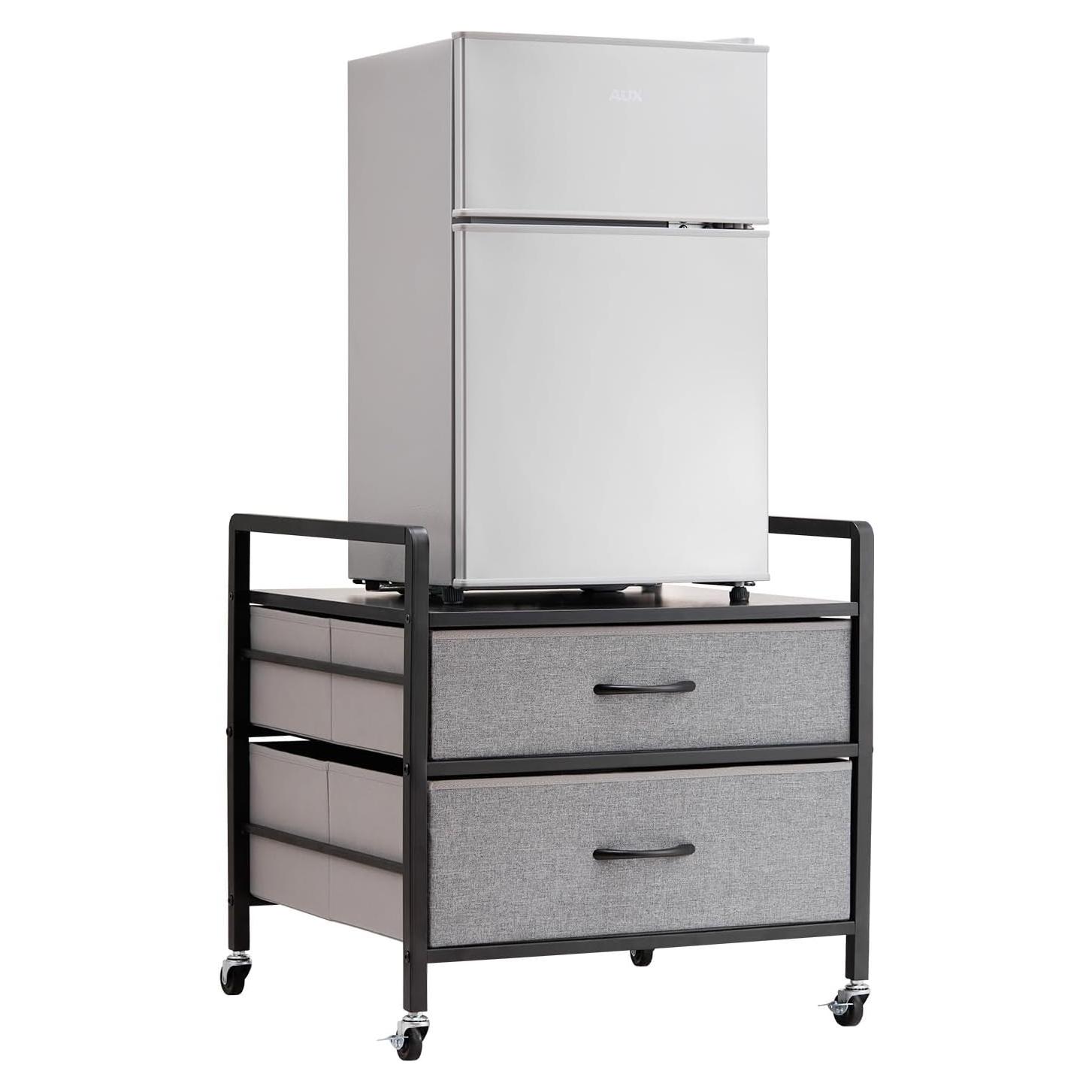 Soporte para Mini Nevera VEVOR con Cajones y Ruedas 80 kg