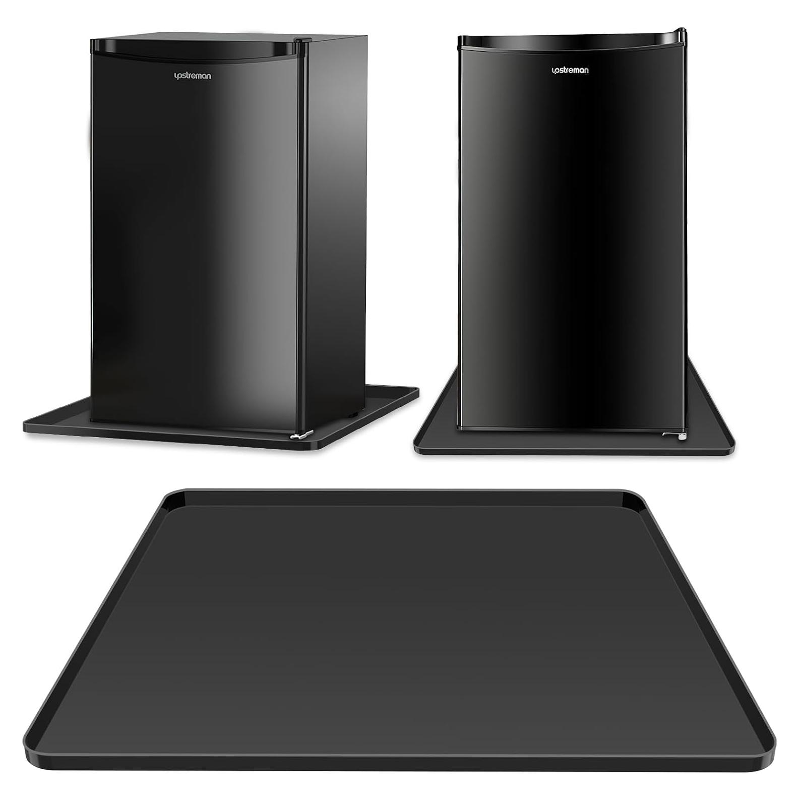 Alfombrilla de Silicona Antigoteo para Mini Nevera 60x60cm Negro