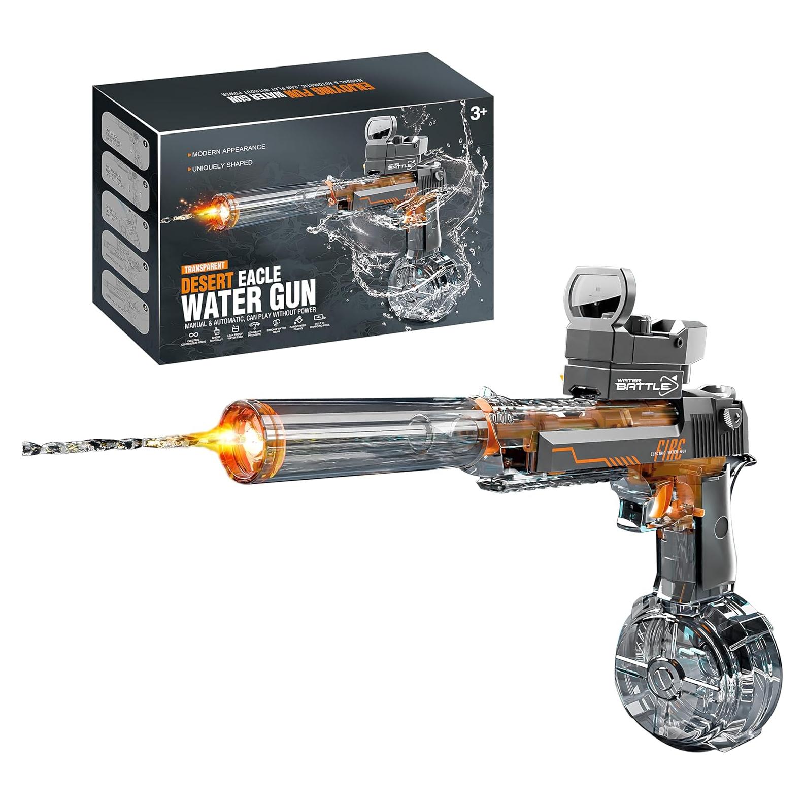 Pistola de Agua Eléctrica Ctffnny CY05 con Luces 425ml