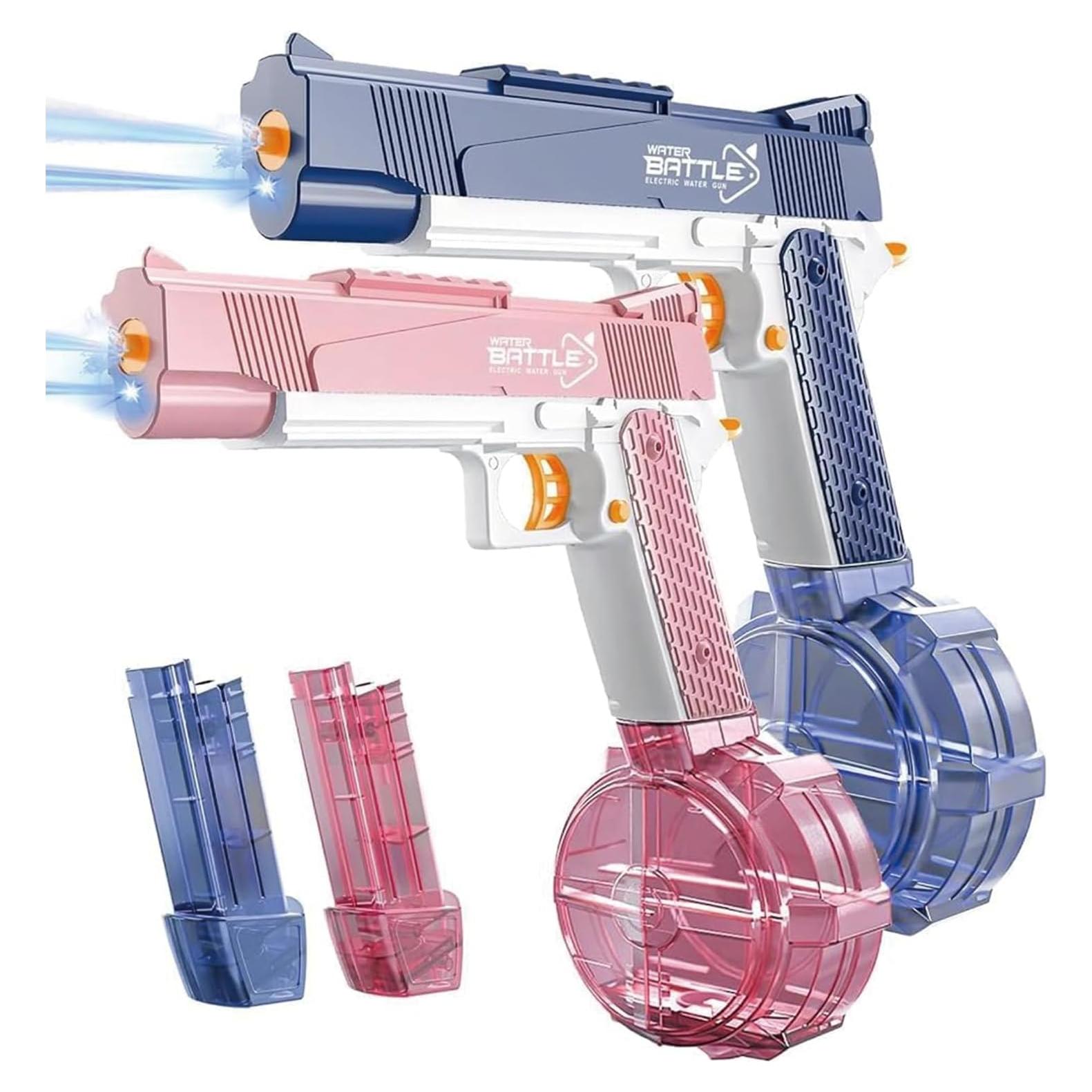 Pistola de Agua Eléctrica ELPSCGROO Recargable 500ml 9,75m