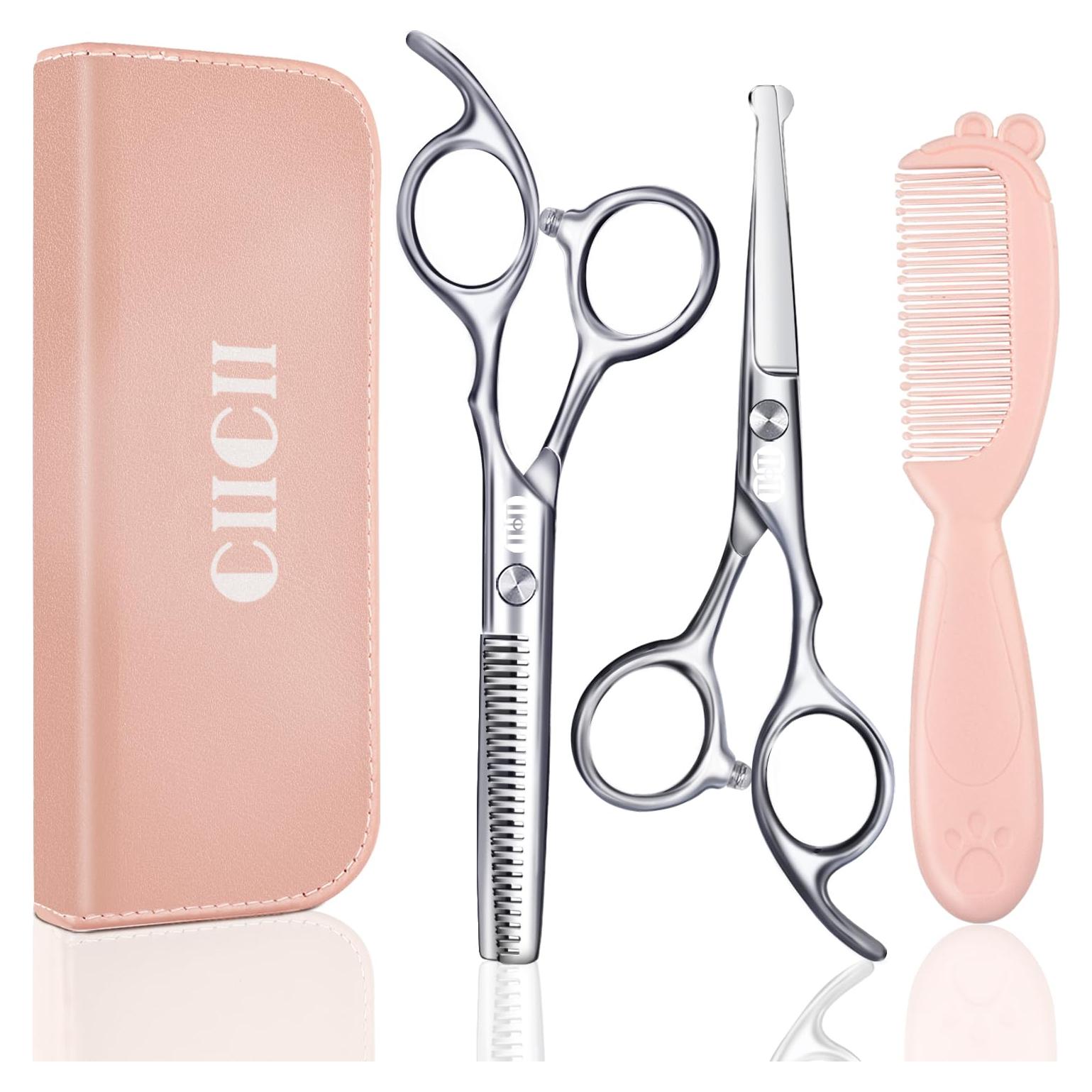 Kit de Tijeras para Cortar Cabello CIICII 8 en 1 para Niños