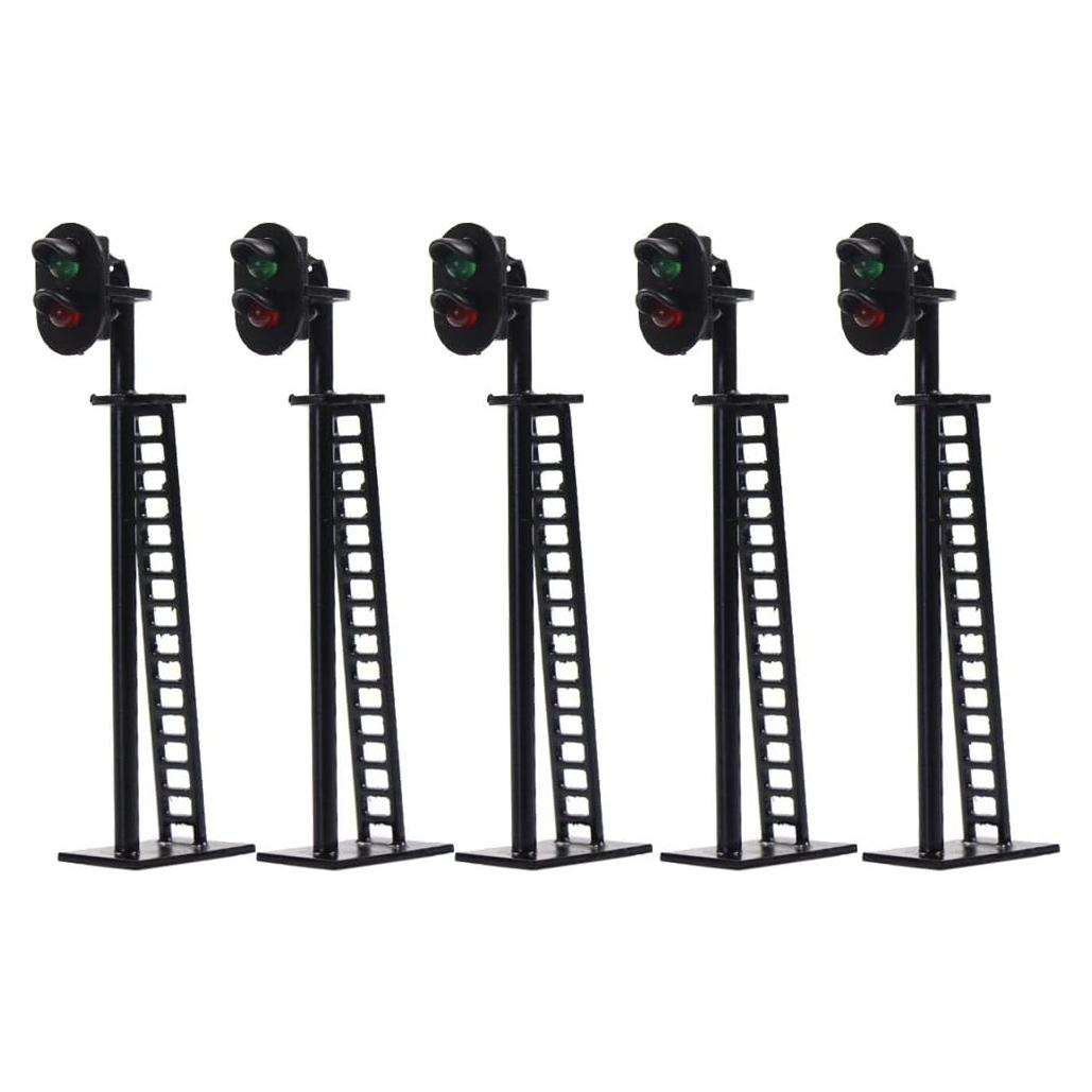 Señal de Bloque de Ferrocarril Evemodel 5pcs LED 6.4cm