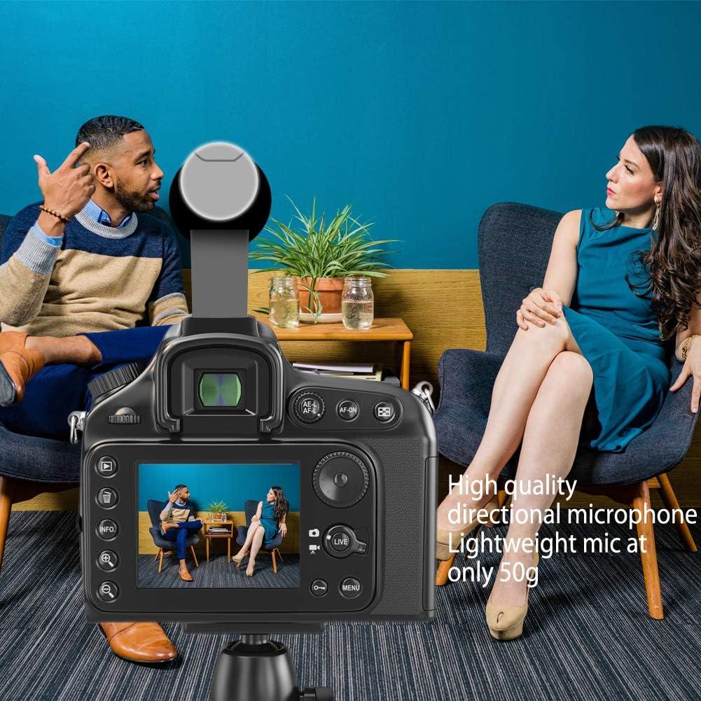 Micrófono de Video Veksun TLMIC para DSLR con Funda Antiviento