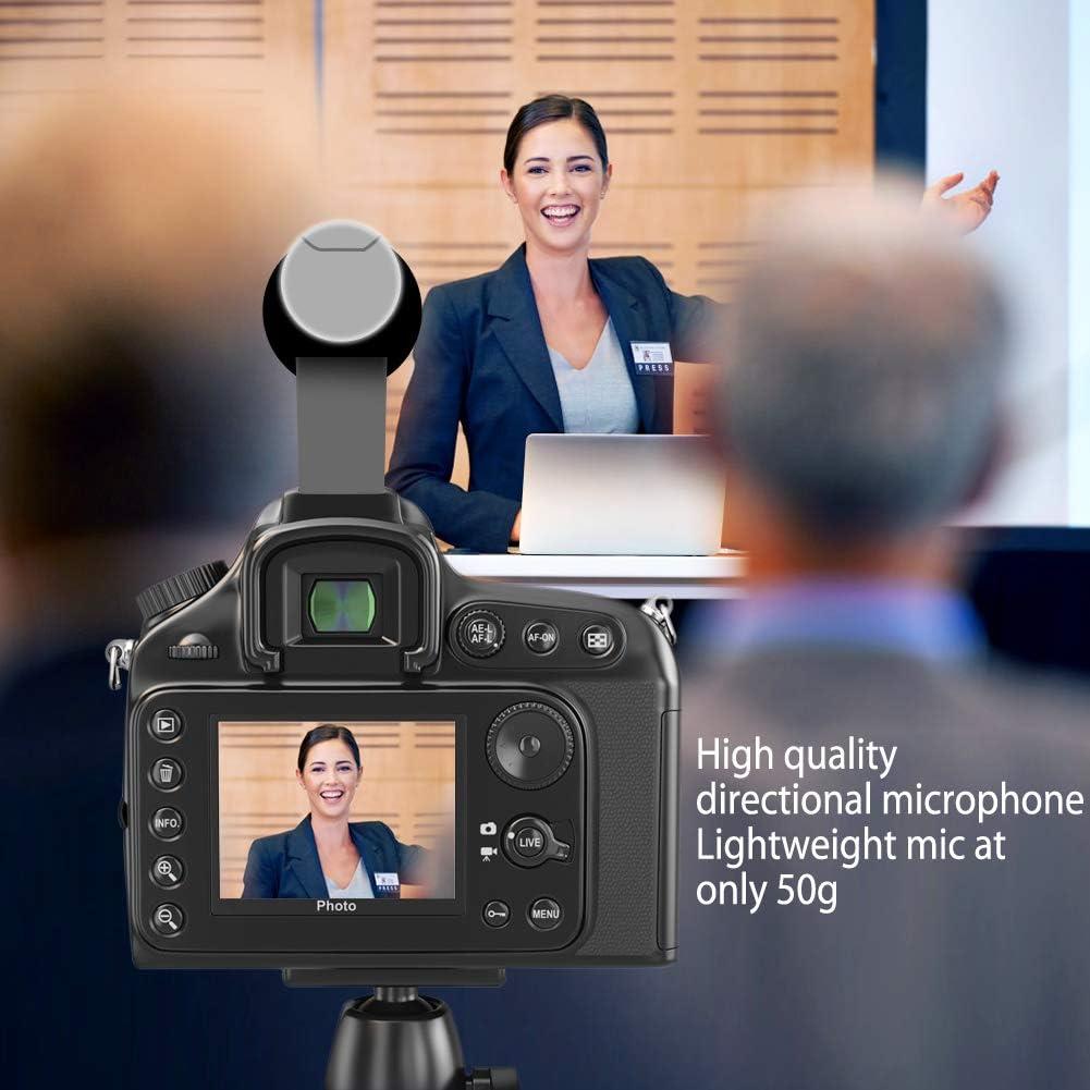 Micrófono de Video Veksun TLMIC para DSLR con Funda Antiviento