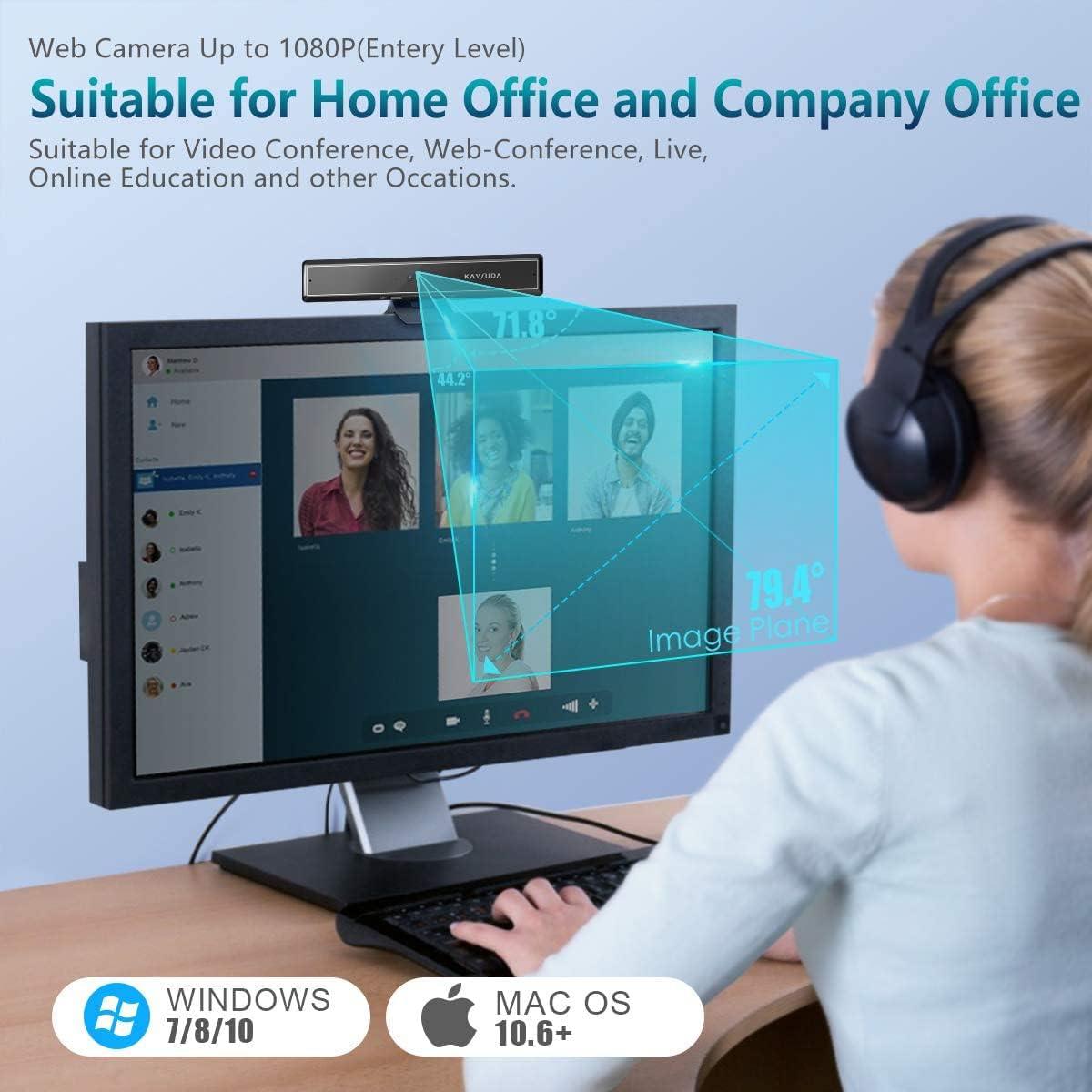 Cámara USB IR KAYSUDA CA20 1080P con Doble Micrófono