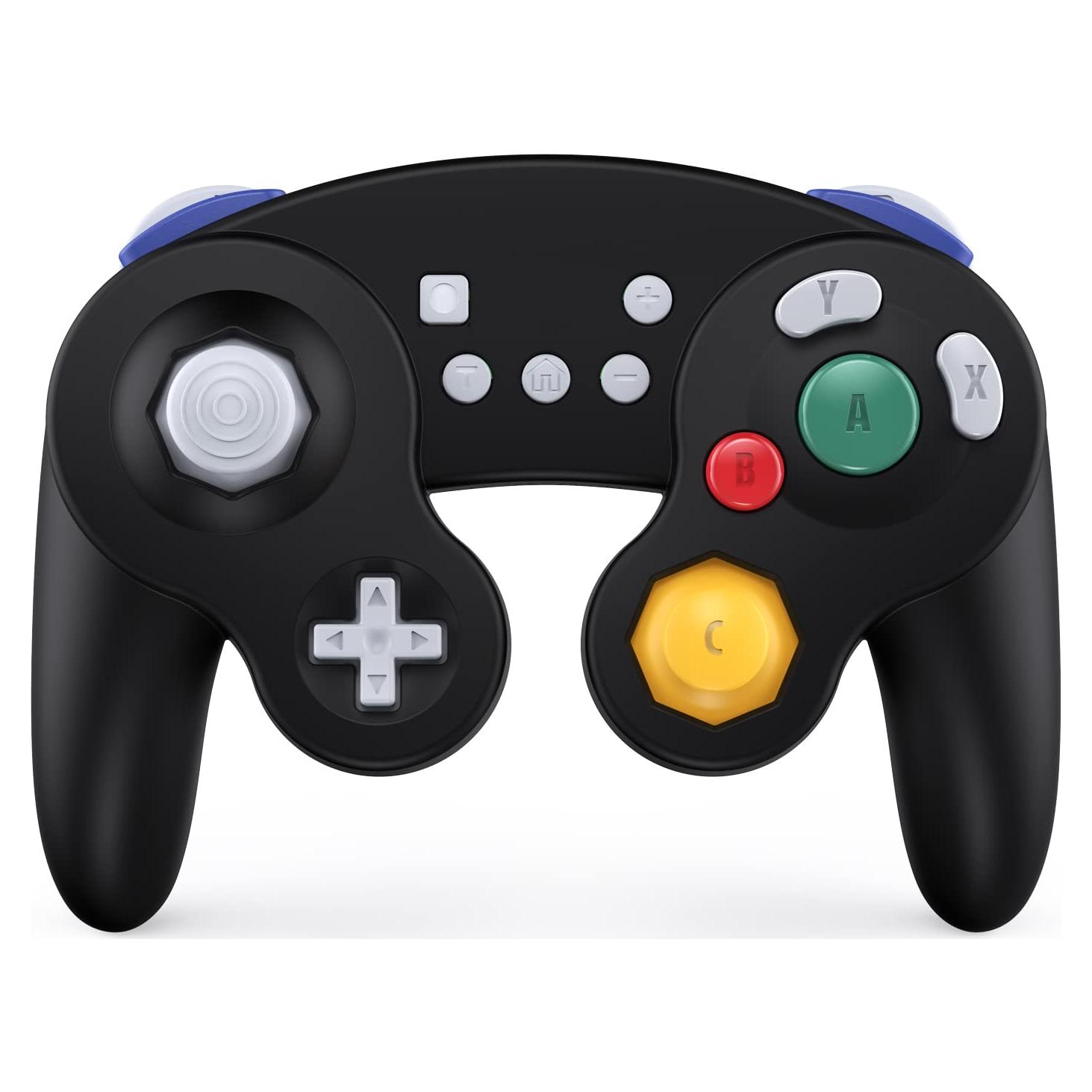 Controlador Inalámbrico EXLENE Gamecube para Switch Negro