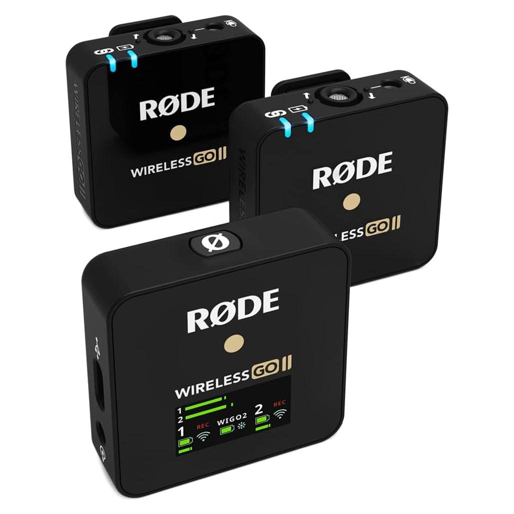 Sistema Inalámbrico de Micrófono RØDE Wireless GO II Doble Canal