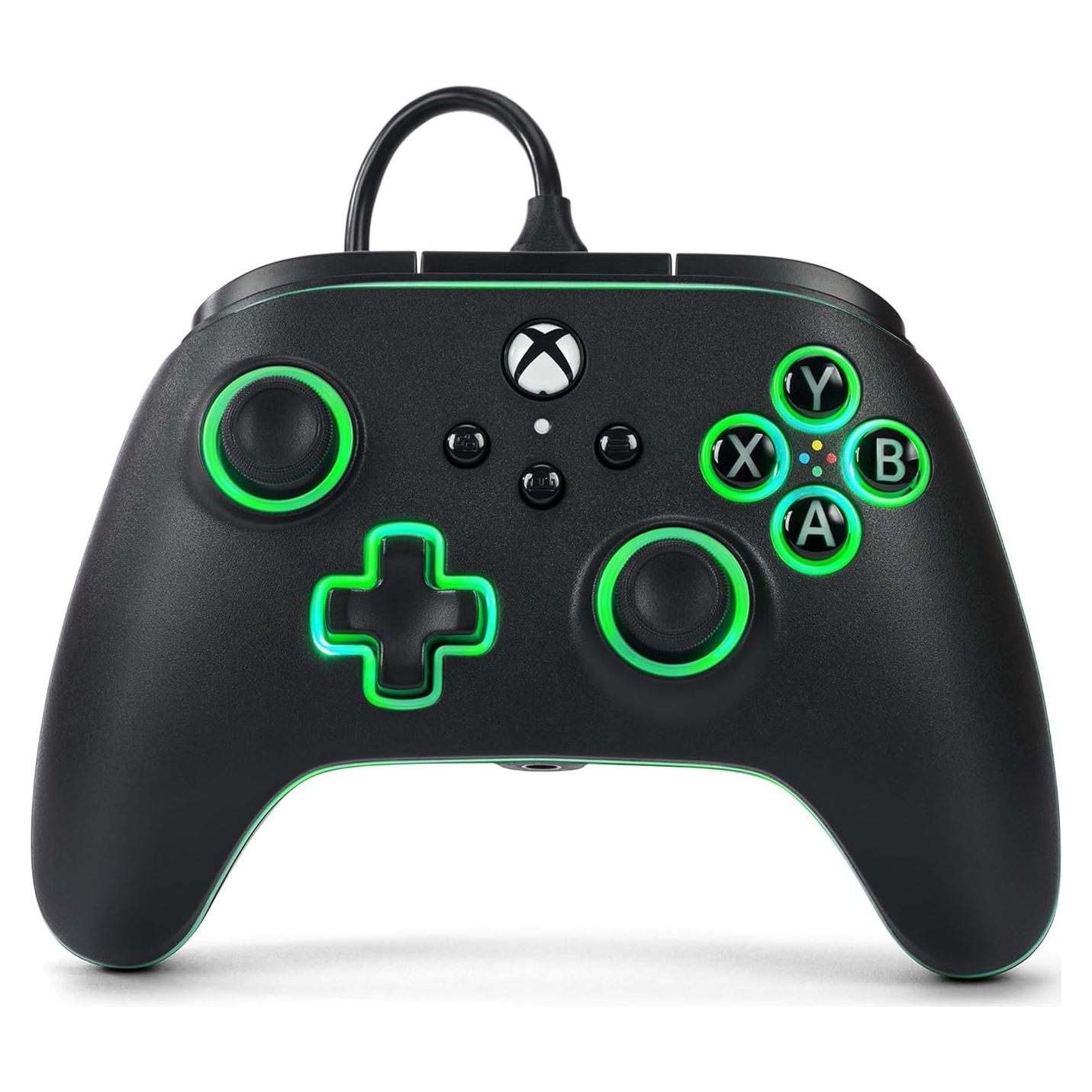 Controlador PowerA Advantage Xbox Series X|S con RGB - Negro