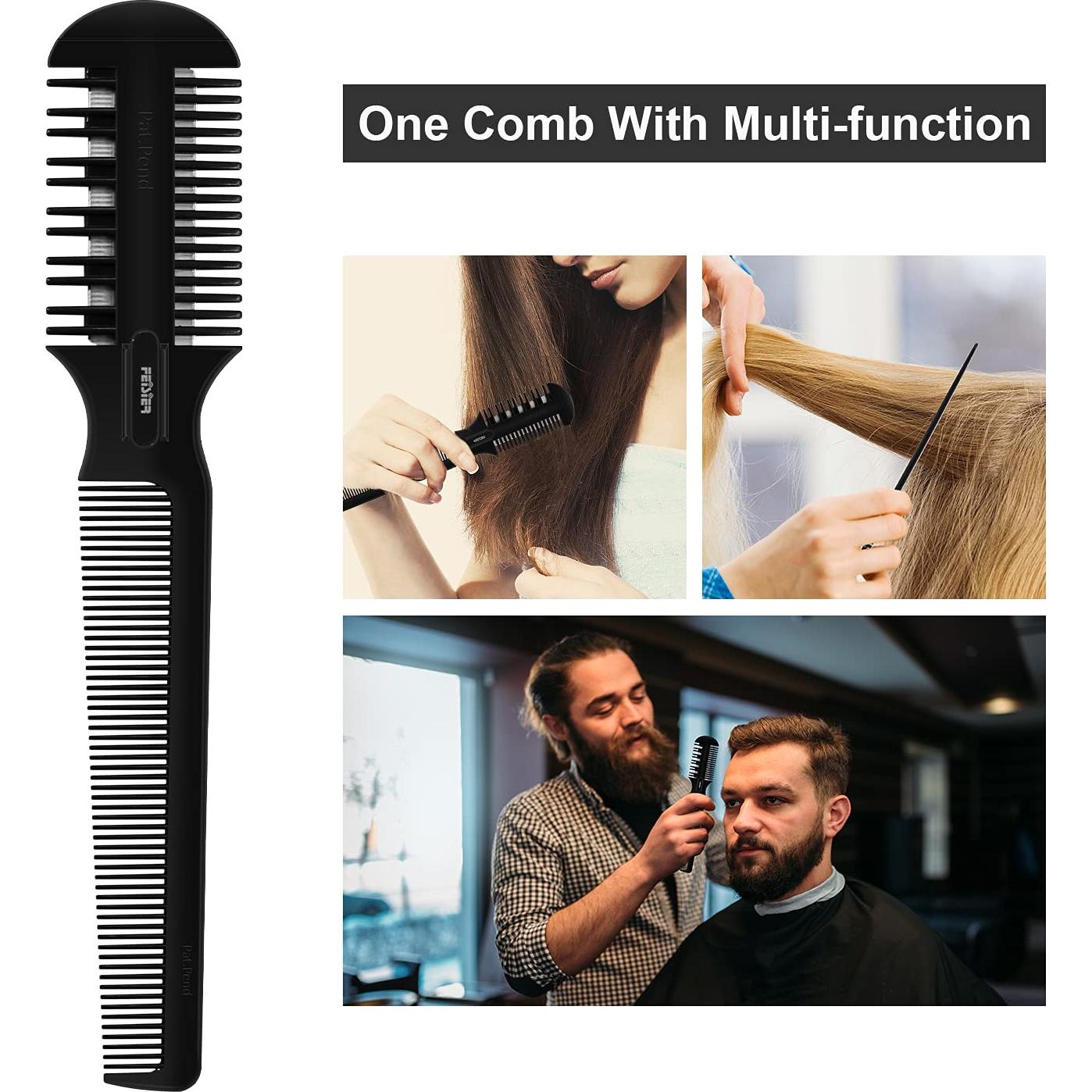 Peine Cortador de Cabello FEISIER con Cuchillas Doble Filo