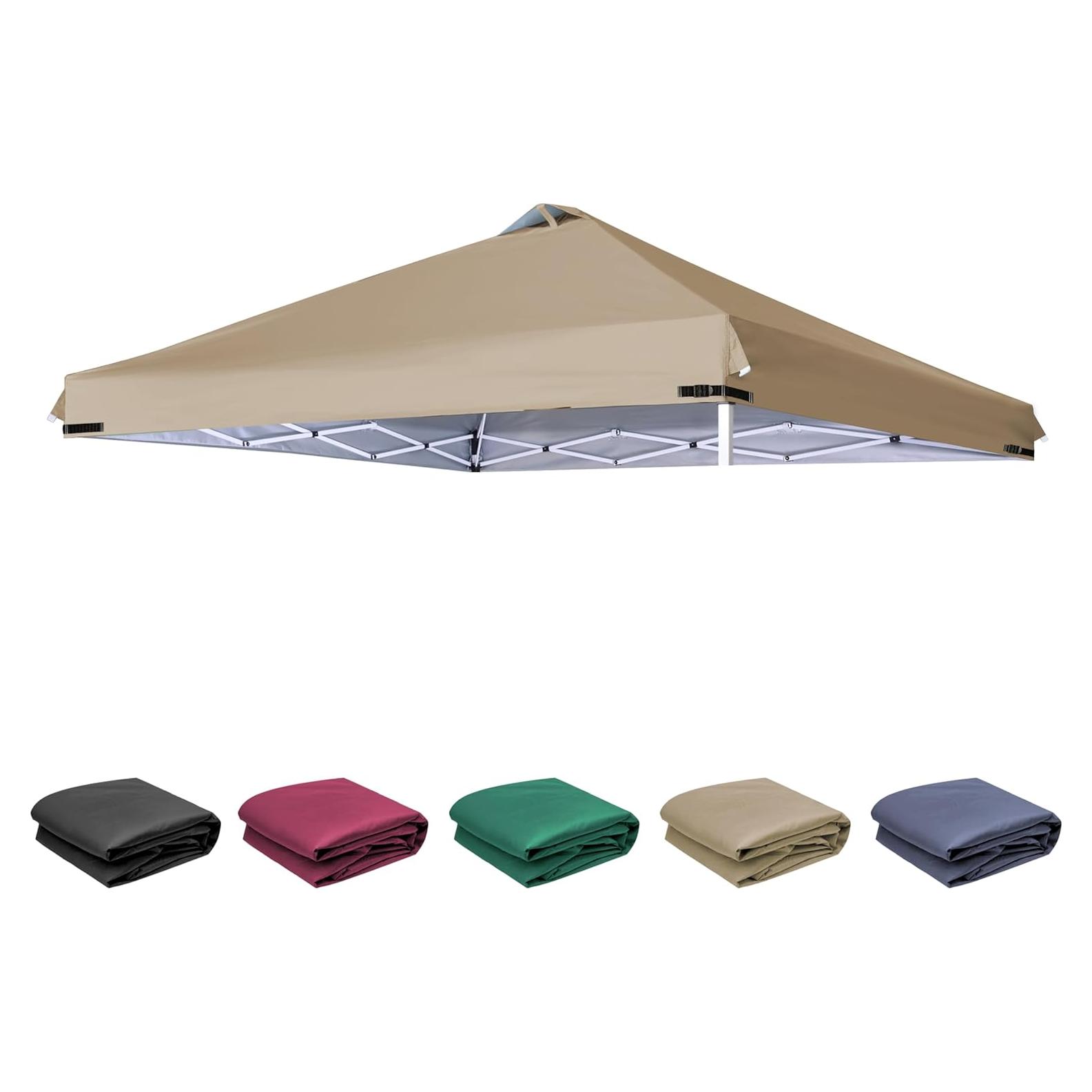 Cubierta de Reemplazo SCOCANOPY 8x8 Caqui con Ventilación