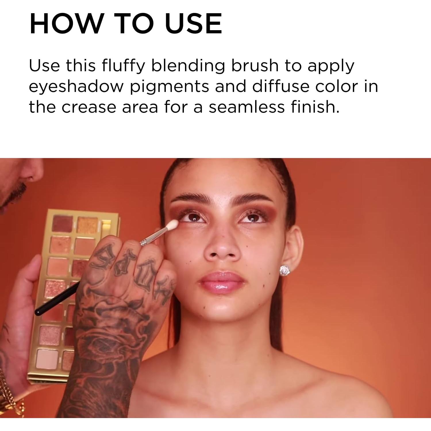 Brocha de Difuminado E24 Sigma Beauty - Fibra Suave 18.5 cm