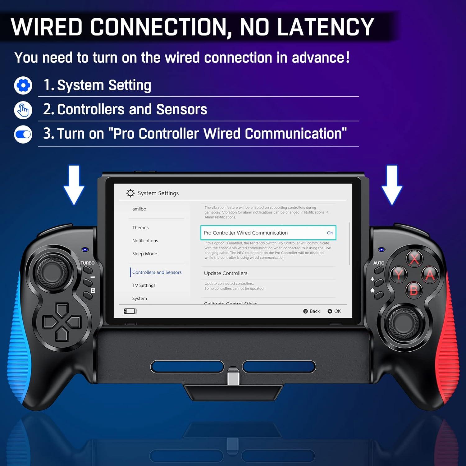 Controlador Gammeefy Pro para Nintendo Switch con Efecto Hall