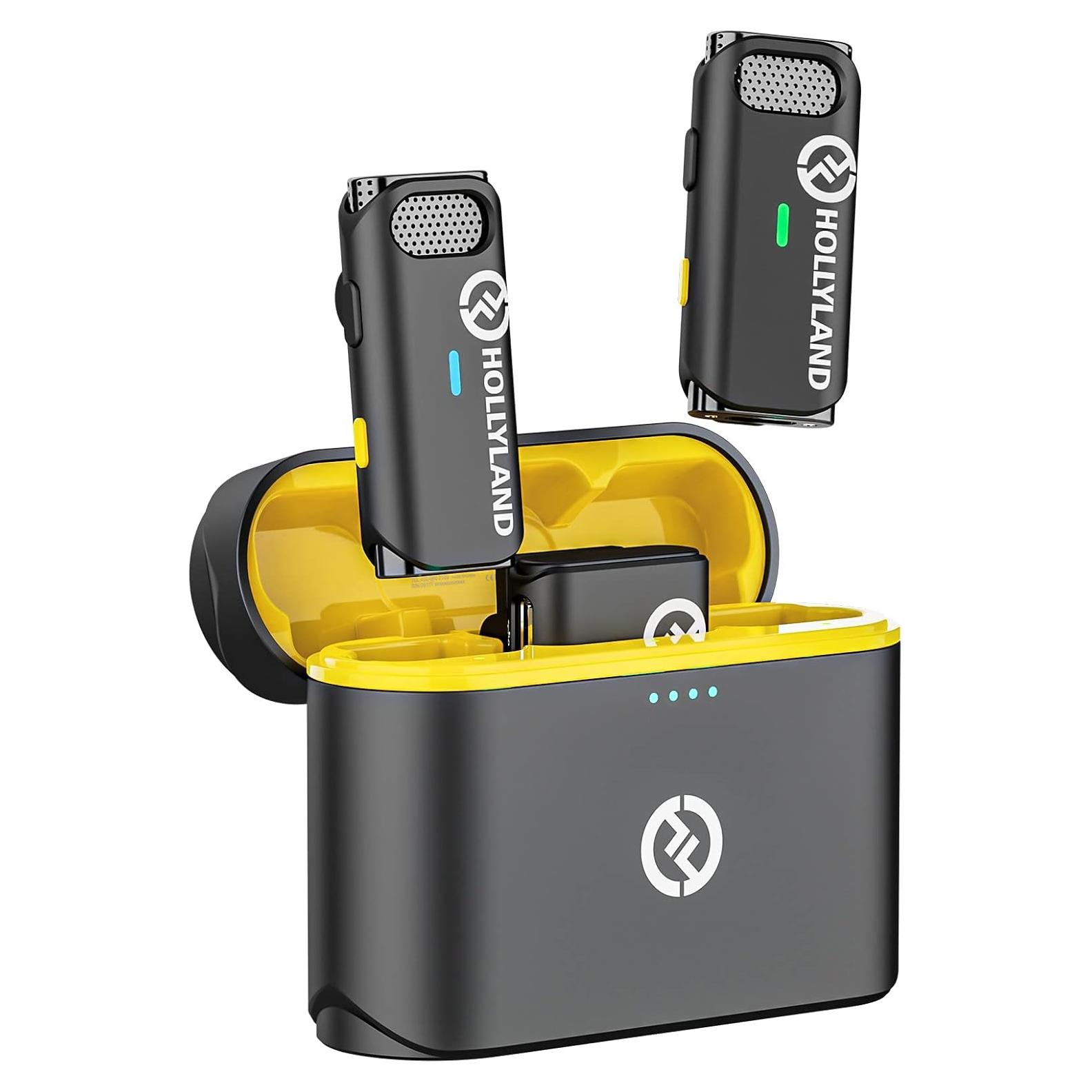 Micrófono Lavalier Inalámbrico Hollyland Lark M1 200m 8H