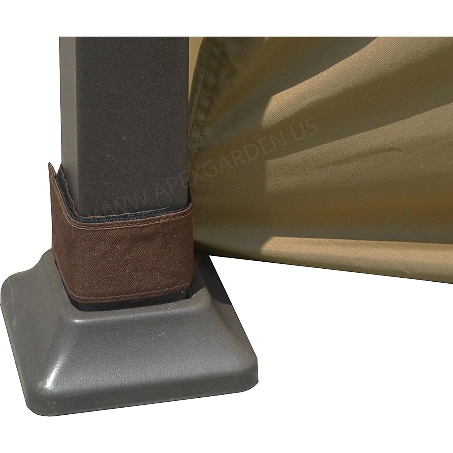 Cortinas de Privacidad APEX GARDEN para Gazebo 3.66x3.05m Beige